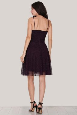 Modabout Abendkleid Kurzes Abendkleid für Damen Kleid Cocktailkleid - NELB0553D8999K-M (1-tlg)