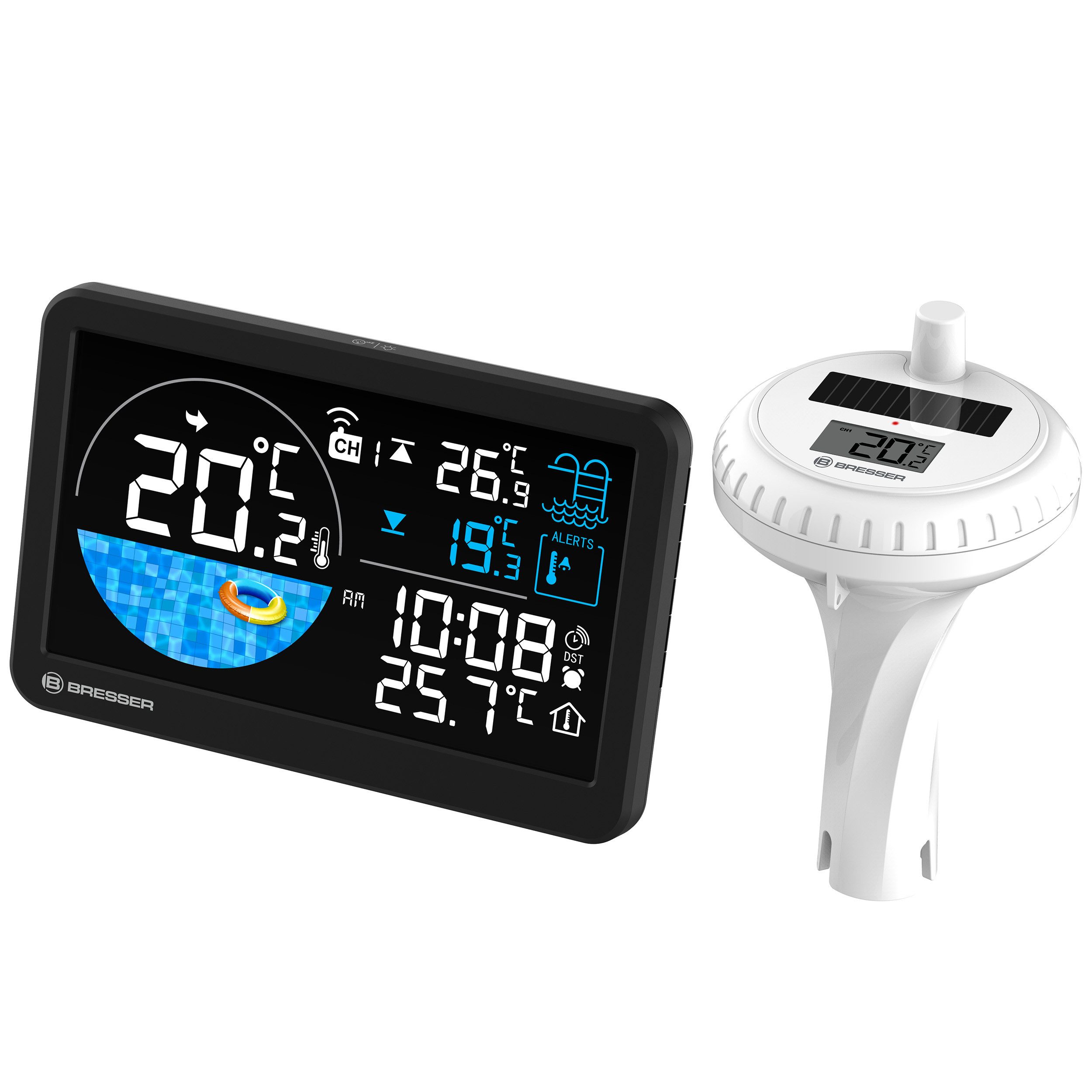 BRESSER Hygrometer BRESSER Funk-Poolthermometer