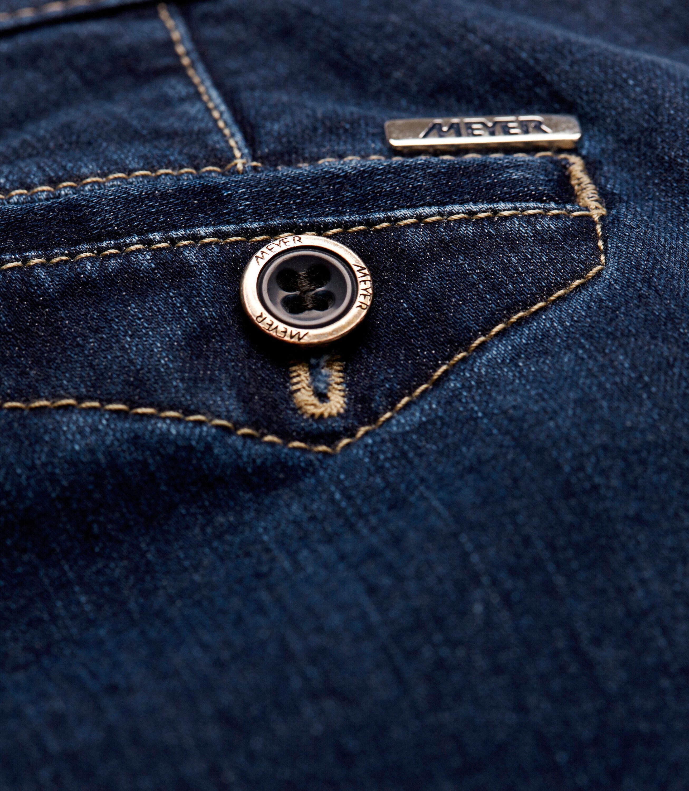 MEYER 5-Pocket-Jeans Dublin aus Stretch-Denim mit Dehnbund