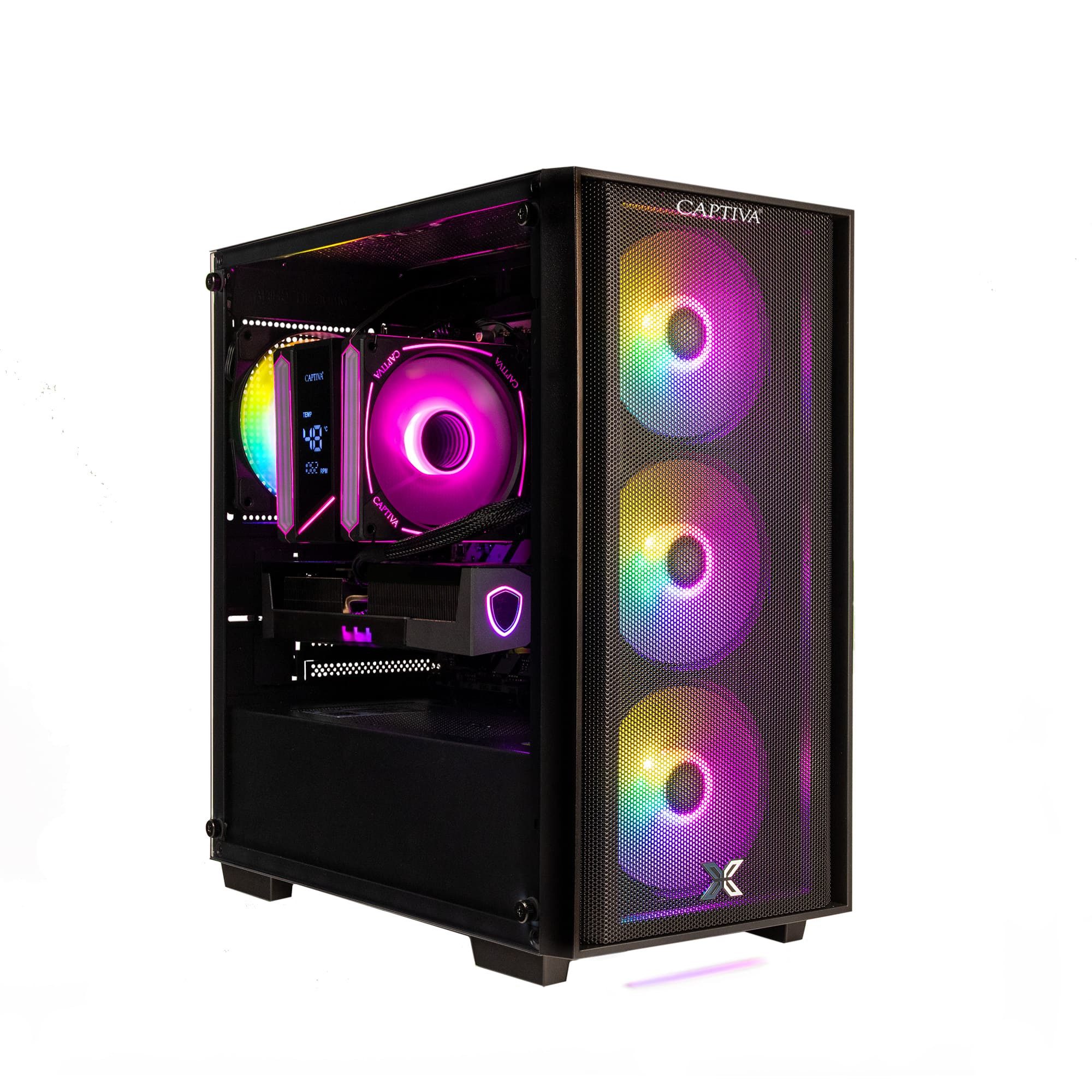 CAPTIVA Entry Gaming R10-4007 PC (AMD Ryzen 5 5500, GeForce® RTX™ 5060, 16 GB RAM, 500 GB SSD, Luftkühlung, WLAN, Windows 11 Home)