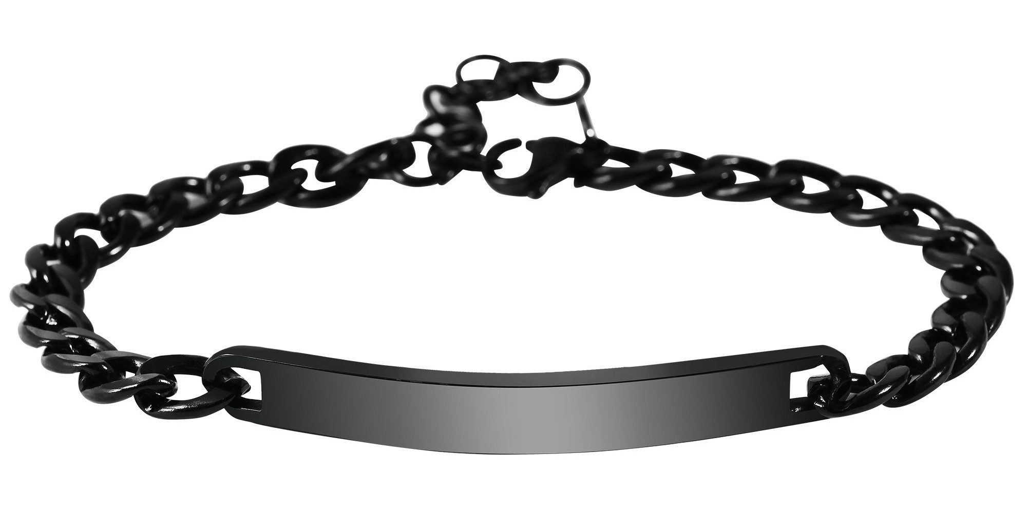 Armband Armband – Panzerarmband aus Edelstahl 19+4 cm