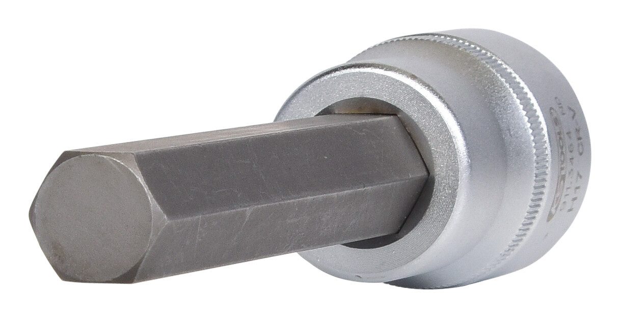 KS Tools Sechskant-Bit, 3/4" Stecknuss Innensechskant, lang, 17 mm