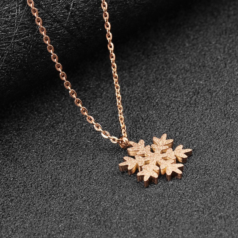 Kim Johanson Schmuckset Schneeflocke (3-tlg), Halskette und Ohrringe günstig online kaufen