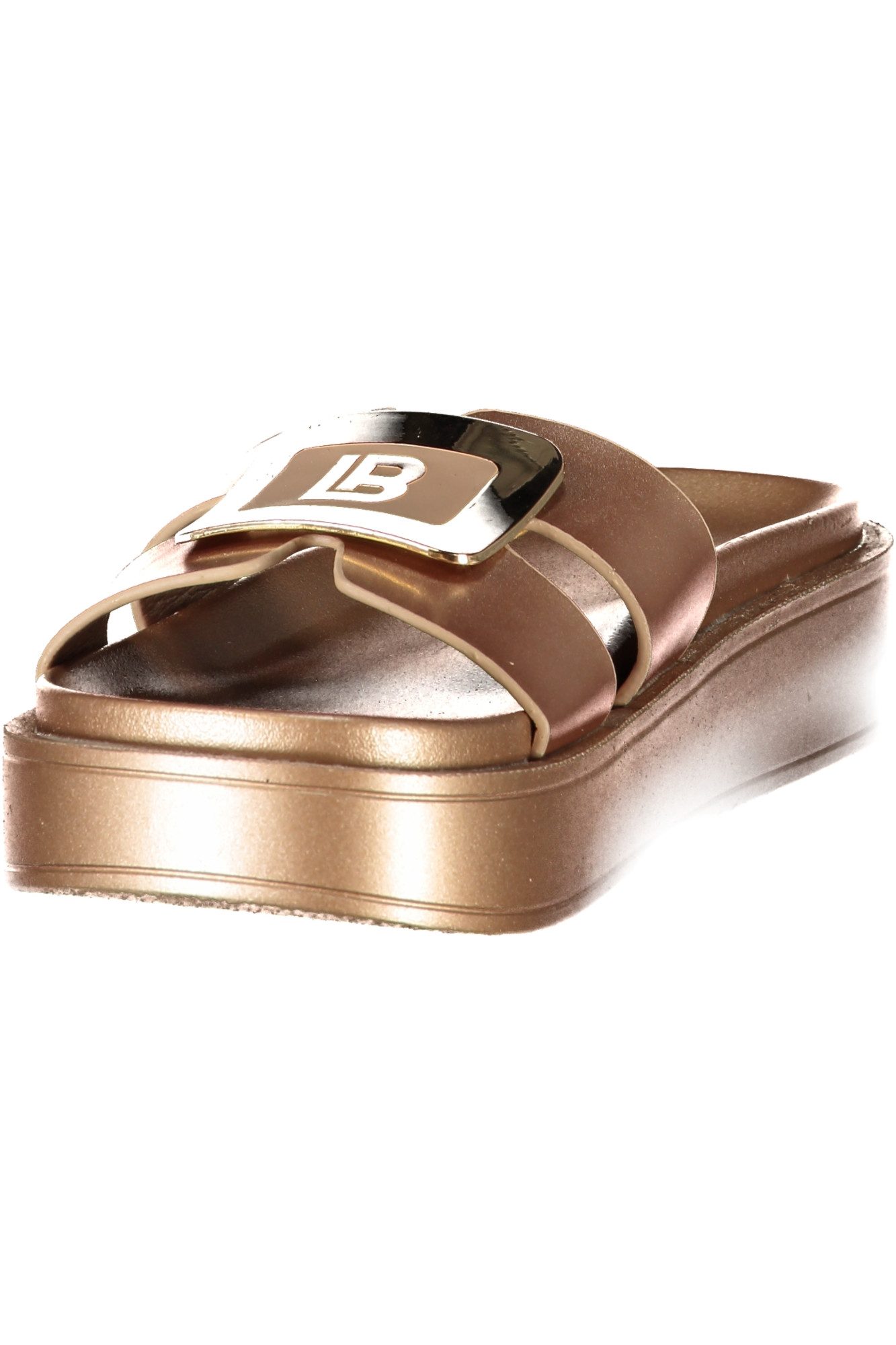 Laura Biagiotti Zehentrenner Elegante Damen Sandalen in Bronze – Ein