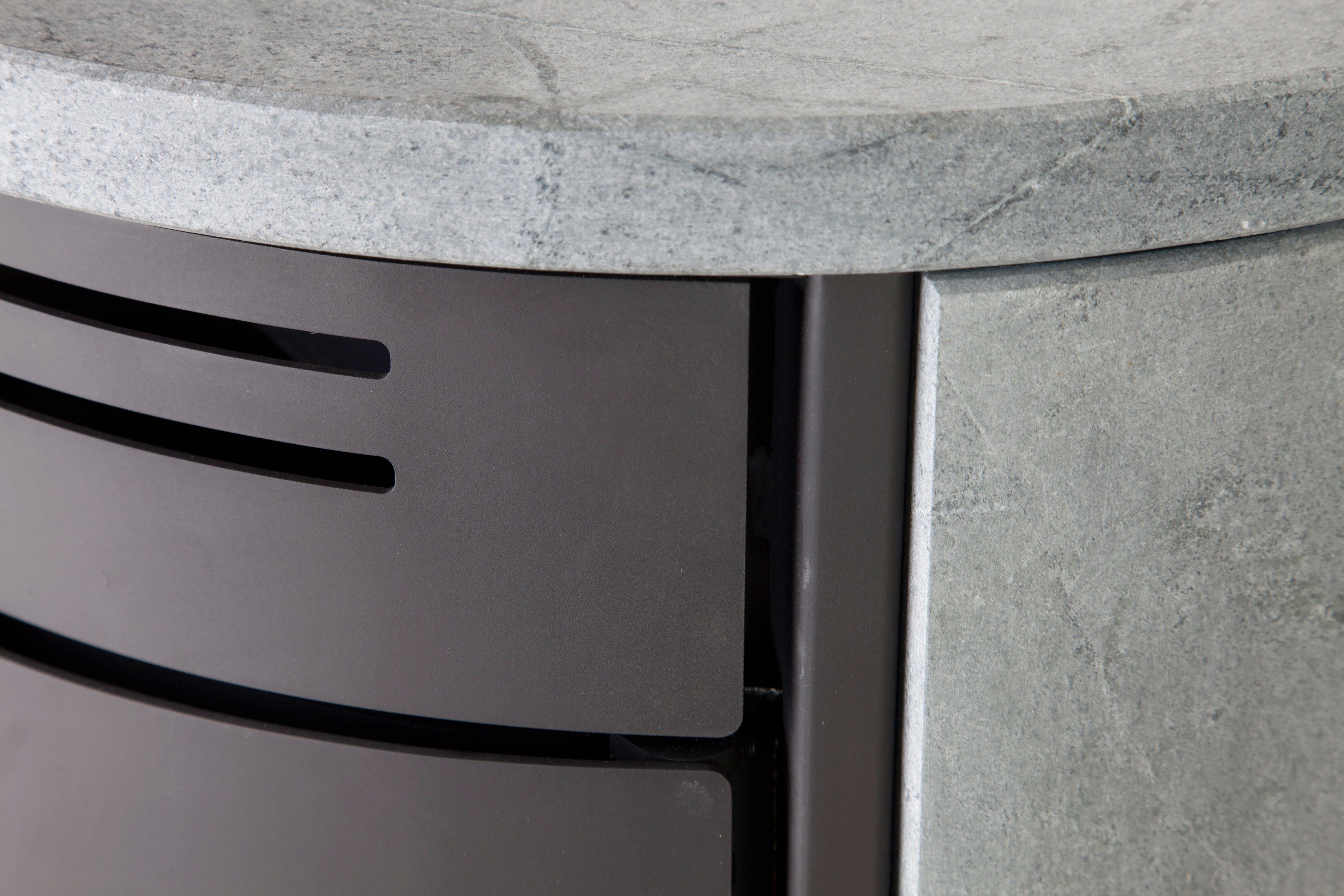 ADURO Kaminofen 1-1 SK, 6 kW, Dauerbrand, Speckstein, HxBxT: 104,5x50x45 cm