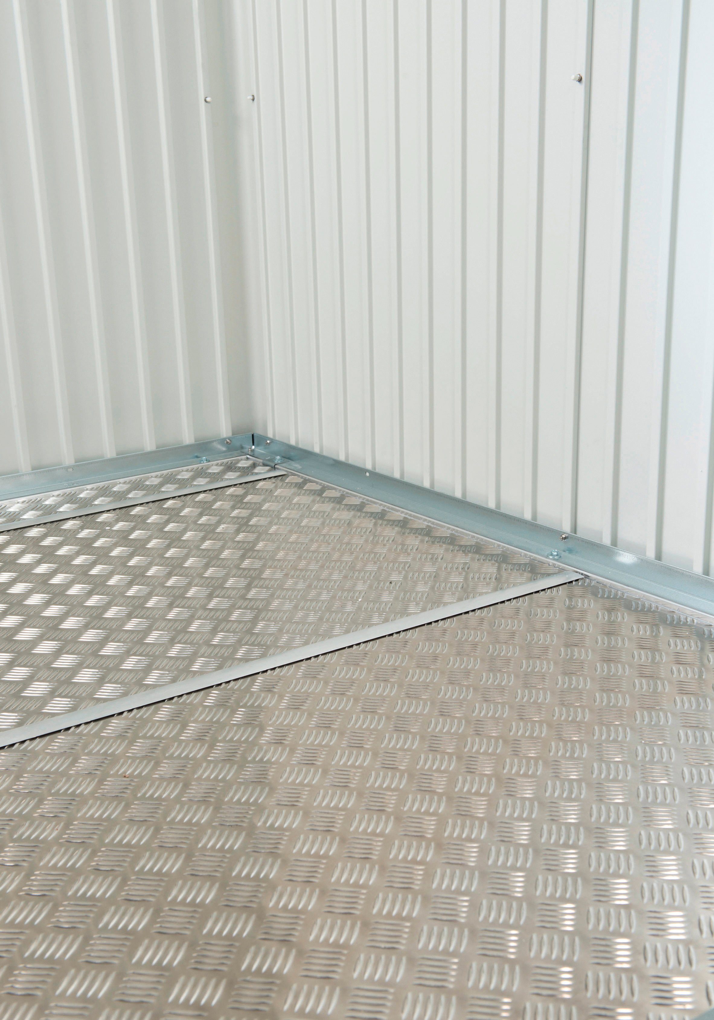 Biohort Gerätehaus-Fußboden AvantGarde M, BxT:163,5x163,5 cm, Für Stahlgerätehaus