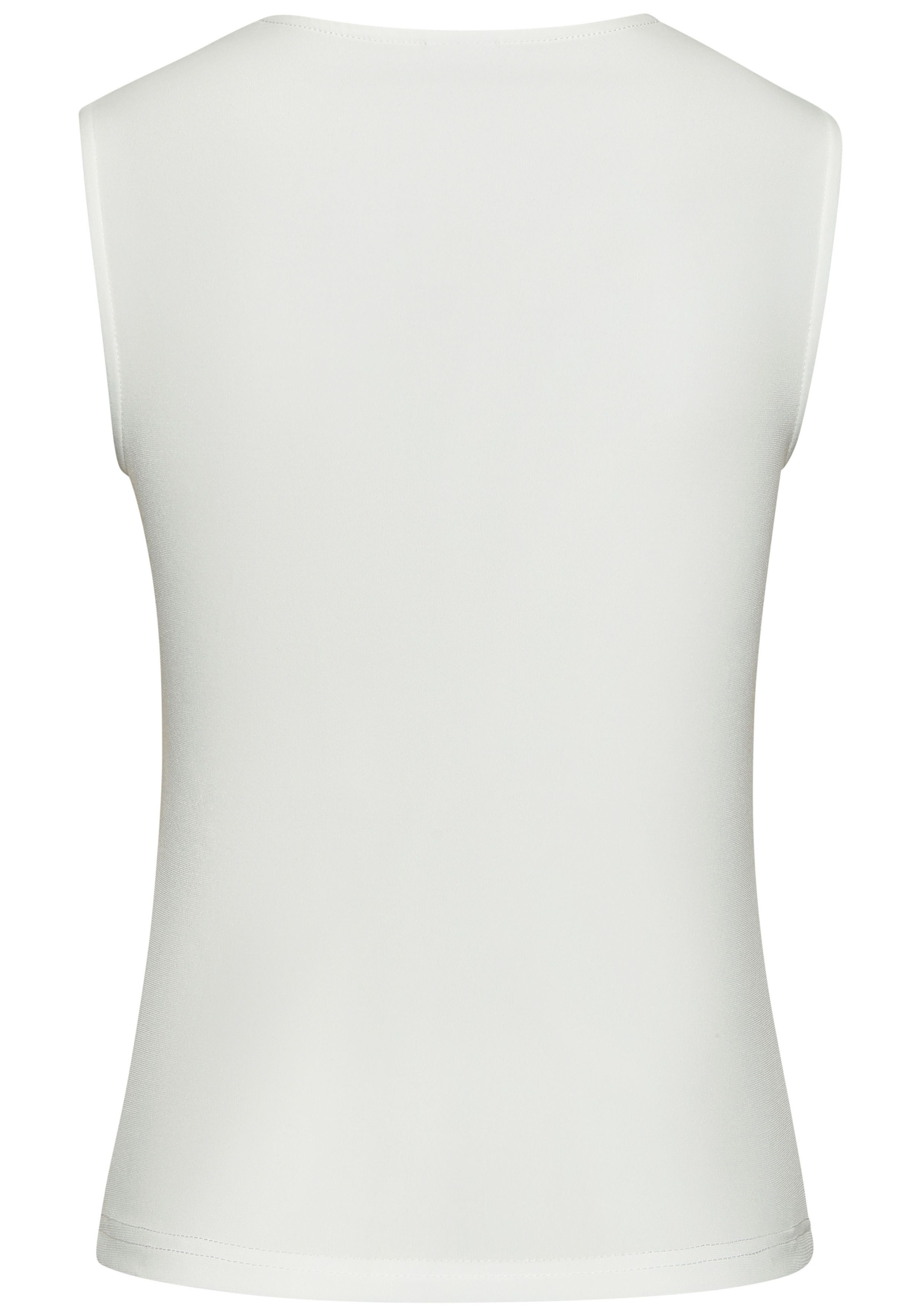 LASCANA Tanktop aus bügelfreiem Material, elegantes Basic-Top mit breiten Trägern
