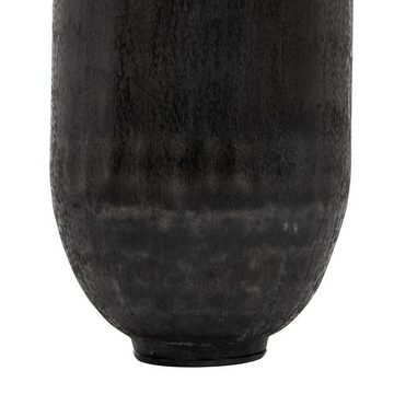 Bigbuy Dekovase Vase Schwarz Aluminium