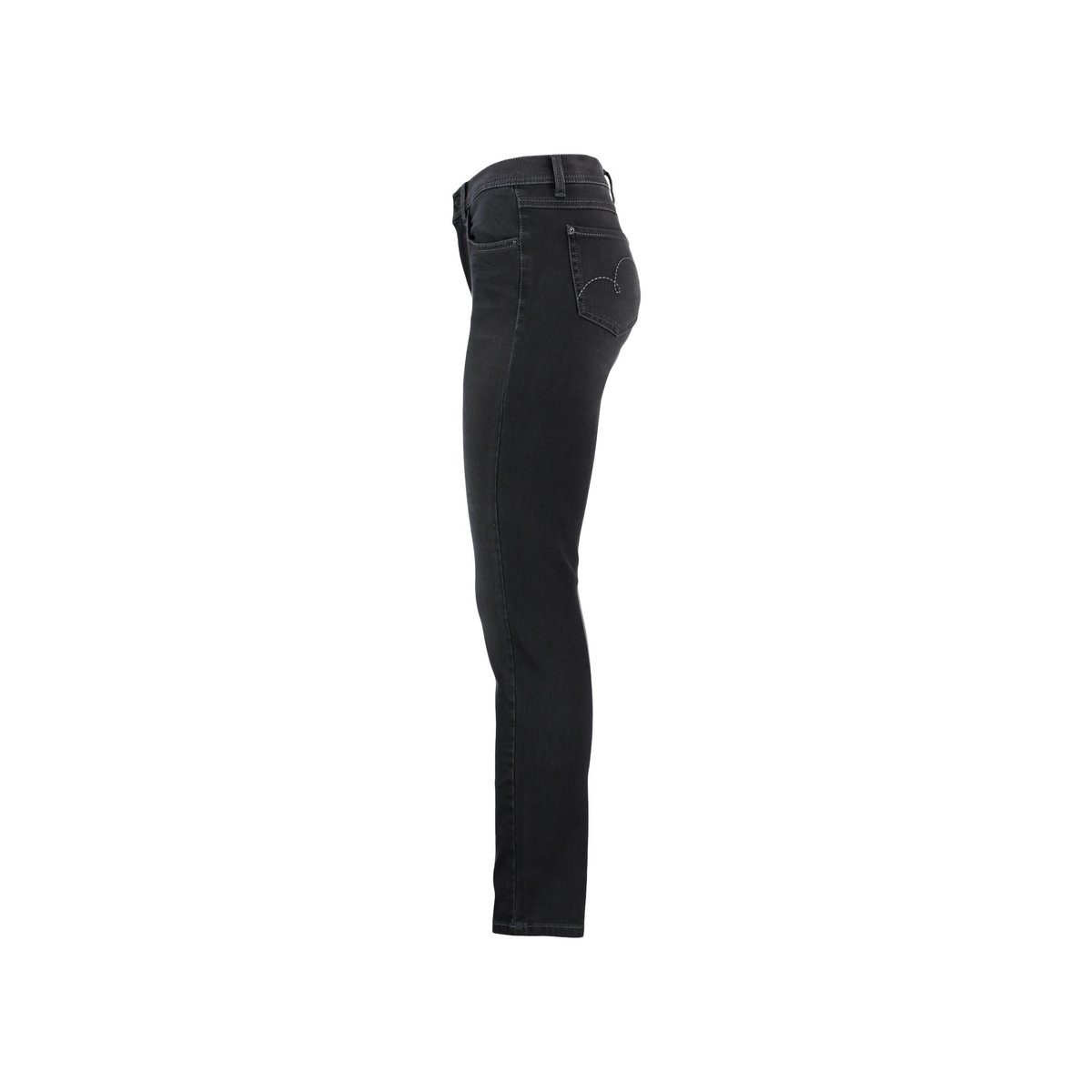 schwarz regular 5-Pocket-Jeans (1-tlg) ANGELS