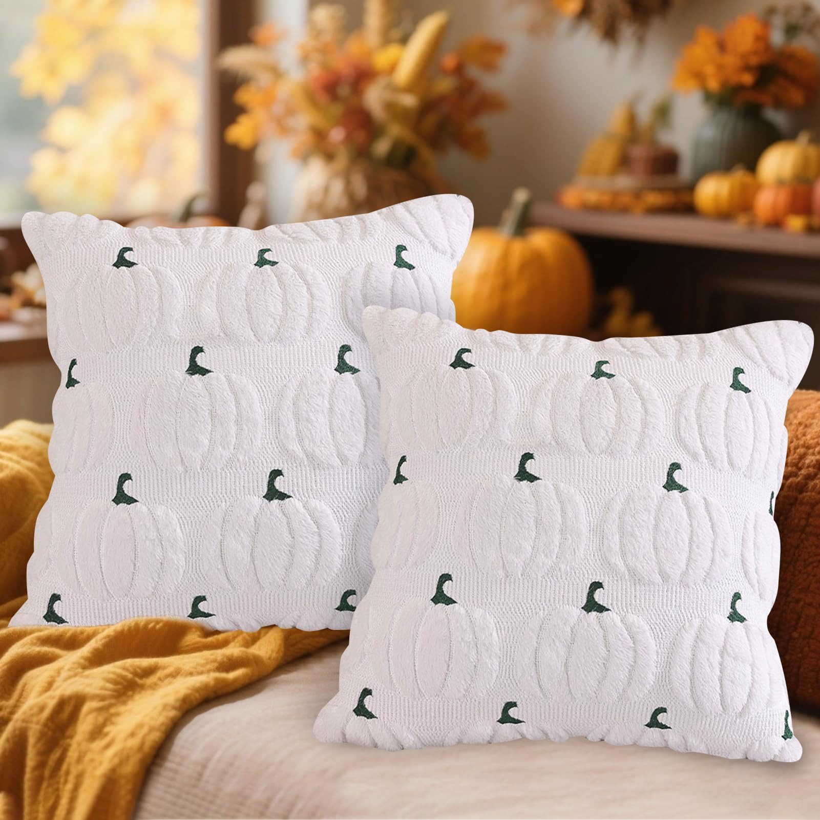CLTYQ Kissenbezug Herbst Kürbis Kissenbezüge 45x günstig online kaufen