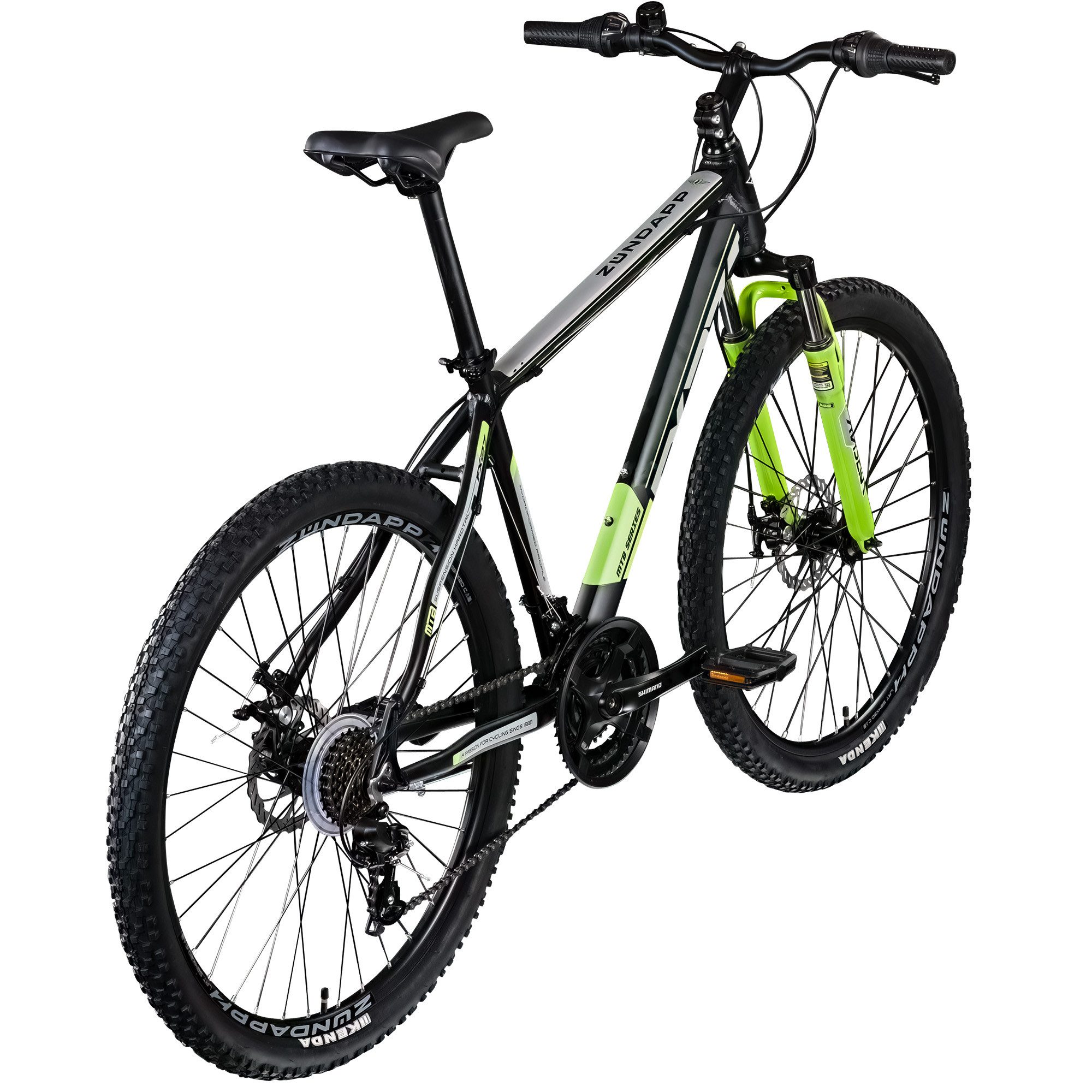Zündapp Mountainbike FX27, 21 Gang Shimano Tourney Schaltwerk, Kettenschaltung, Mountainbike 27,5 Zoll Hardtail 160 - 185 cm Fahrrad