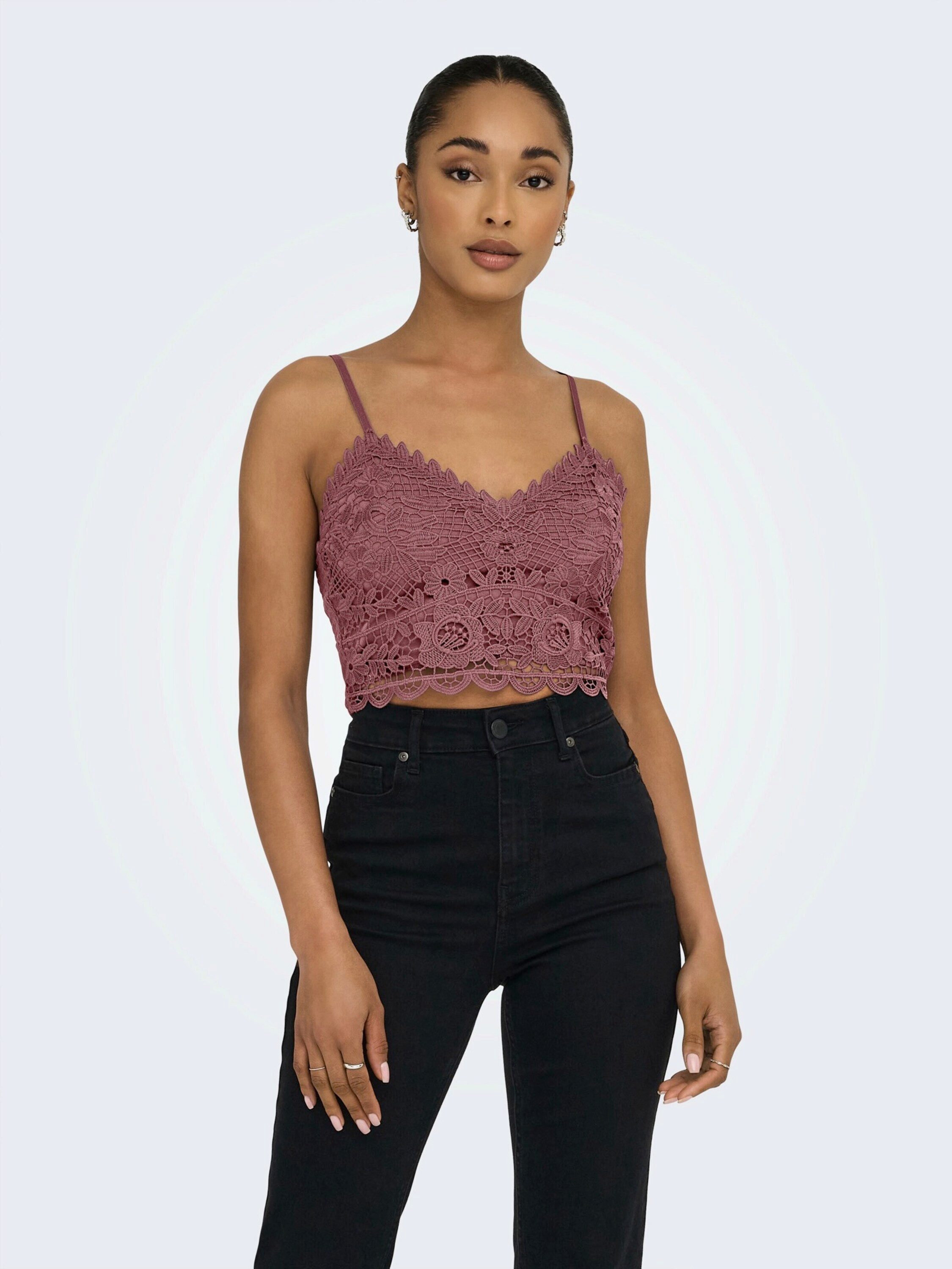 ONLY Shirttop ONLHoney (1-tlg) Spitze