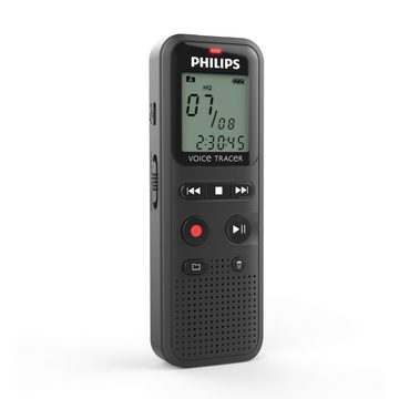 Philips DVT1160 VoiceTracer Digitales Diktiergerät (One-Touch-Aufnahme, 8GB)