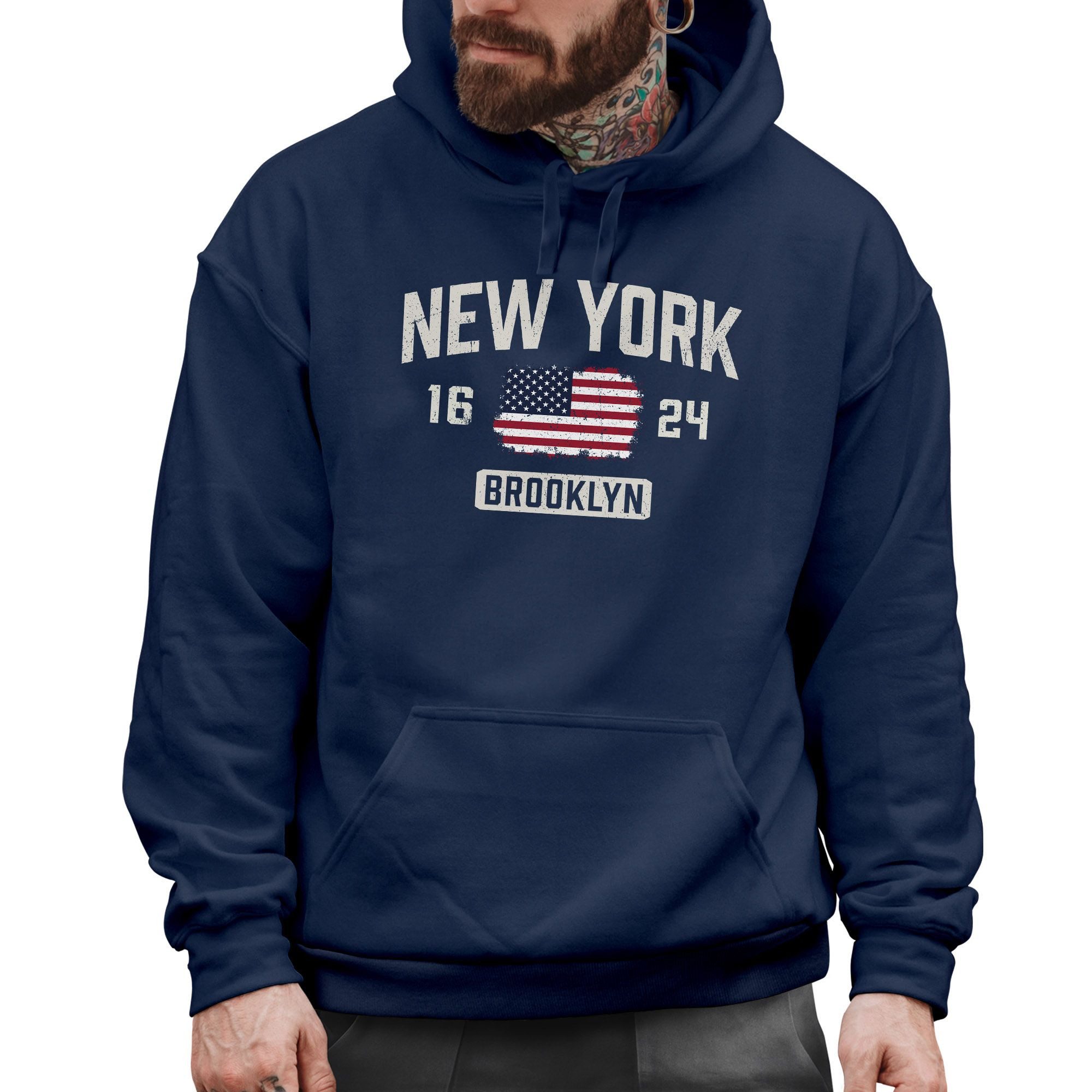 Neverless Hoodie Hoodie Herren New York günstig online kaufen