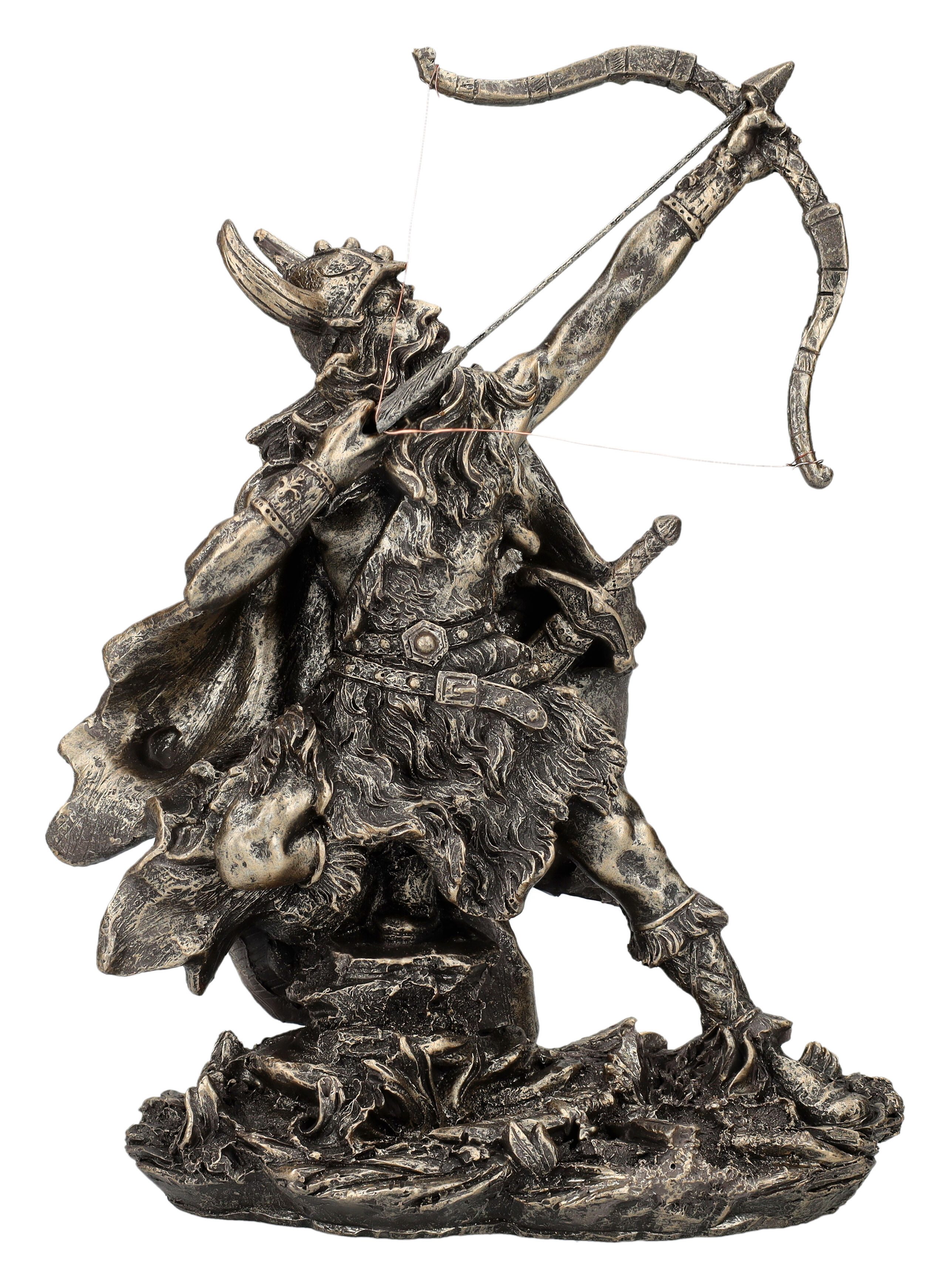 Figuren Shop GmbH Dekofigur Wikinger Figur - Arvid mit Pfeil und Bogen - De günstig online kaufen