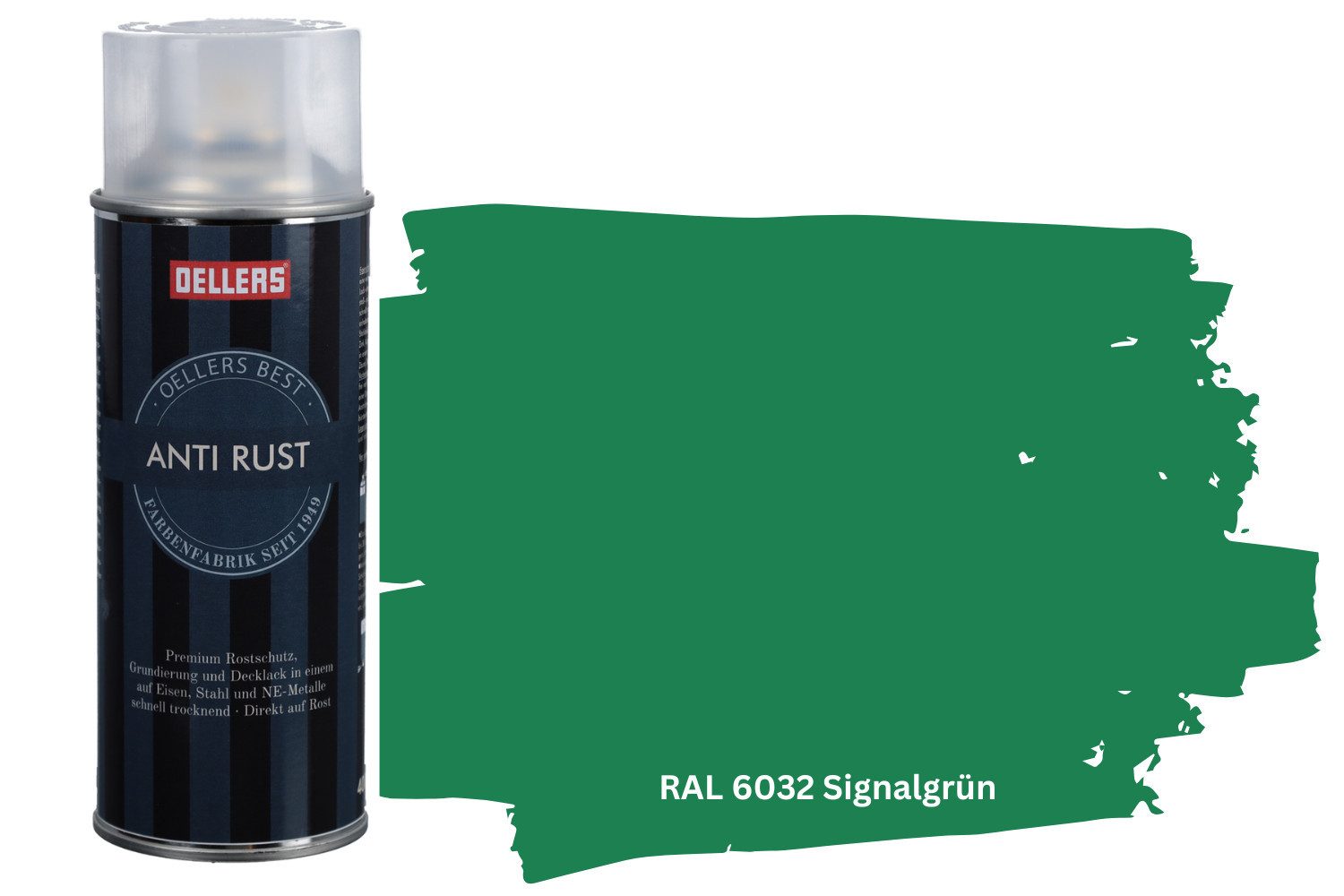 OELLERS Sprühlack Anti-Rust, robuster Metallschutzlack,3 in 1, Rostschutz, Grundierung und Decklack