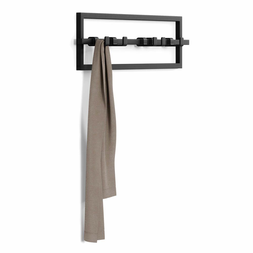 Umbra Garderobenleiste Cubiko 5 Schwarz günstig online kaufen