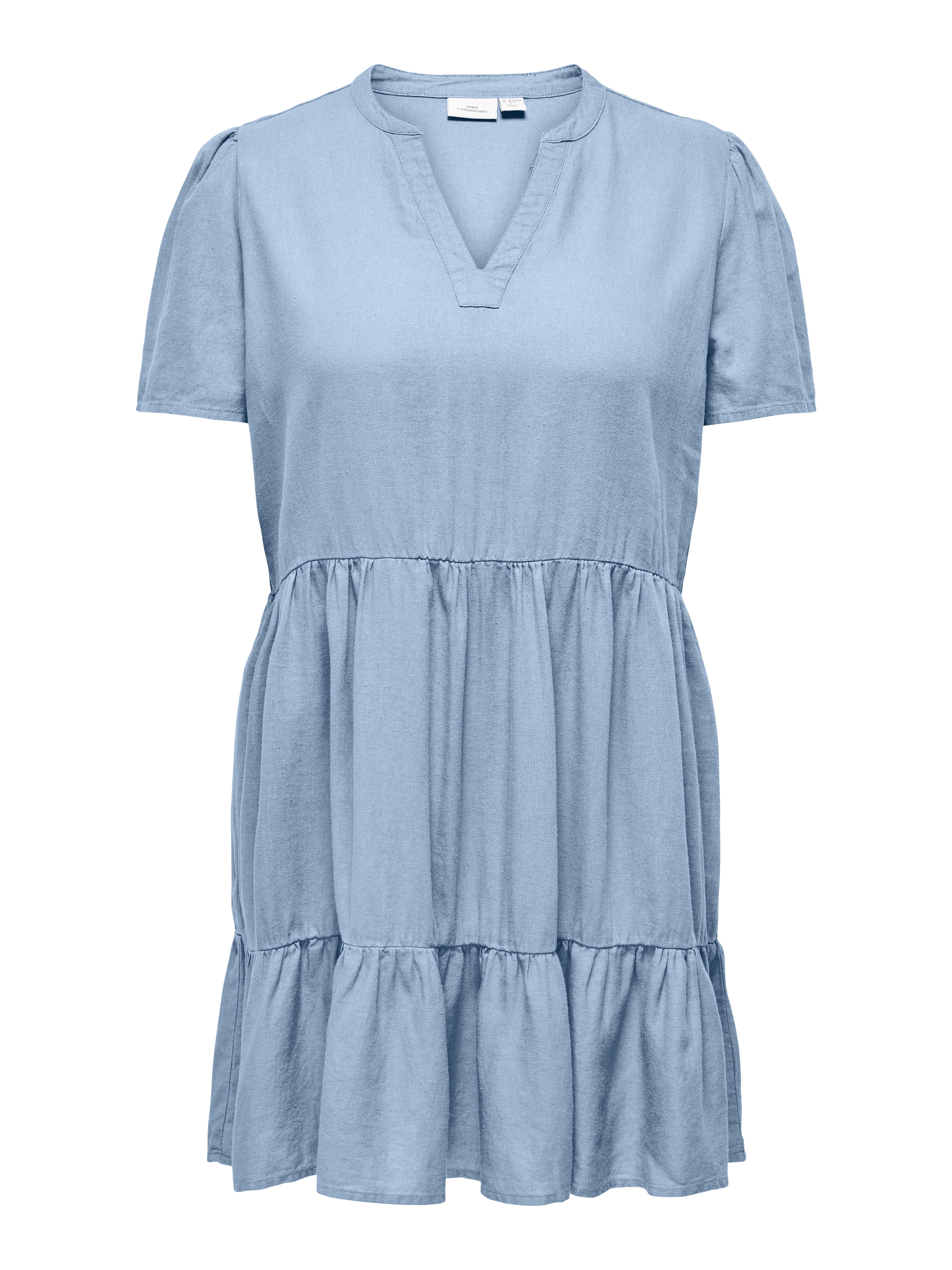 ONLY CARMAKOMA Minikleid CARTIRI-CARO S/S V-NECK günstig online kaufen