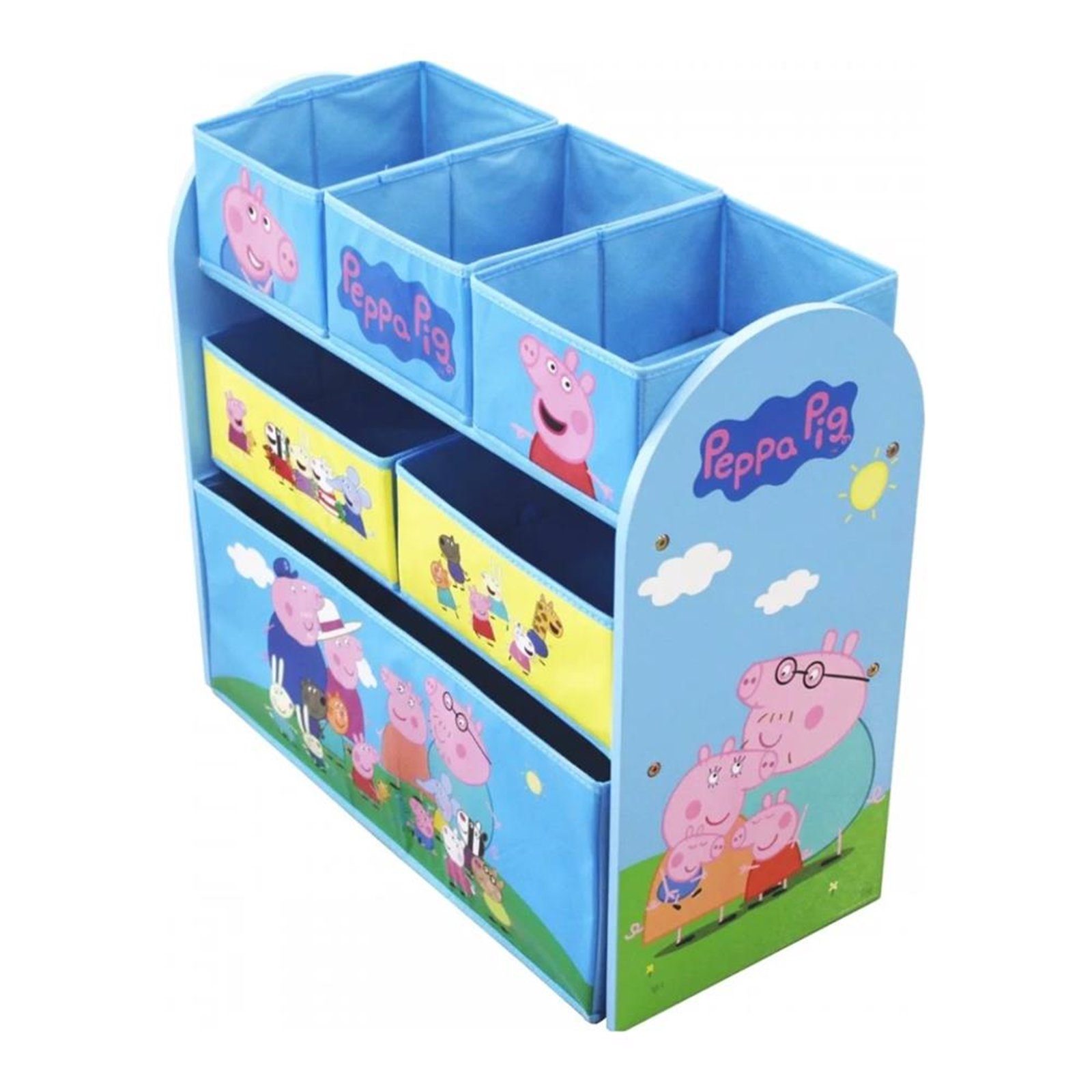 HTI-Living Kinderregal Aufbewahrungsregal 3 Etagen Peppa Pig, Stück 1-tlg., günstig online kaufen