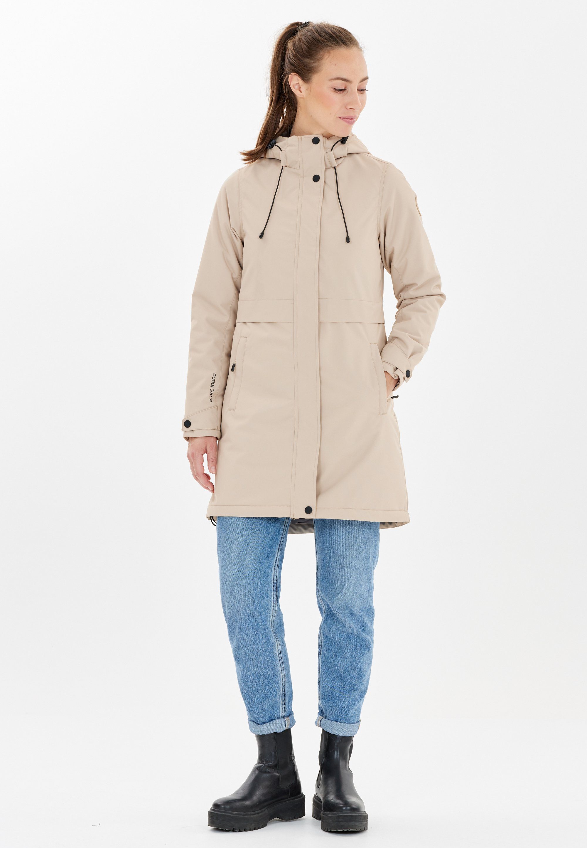 mm Wassersäule 10.000 Mullie mit WHISTLER beige Outdoorjacke