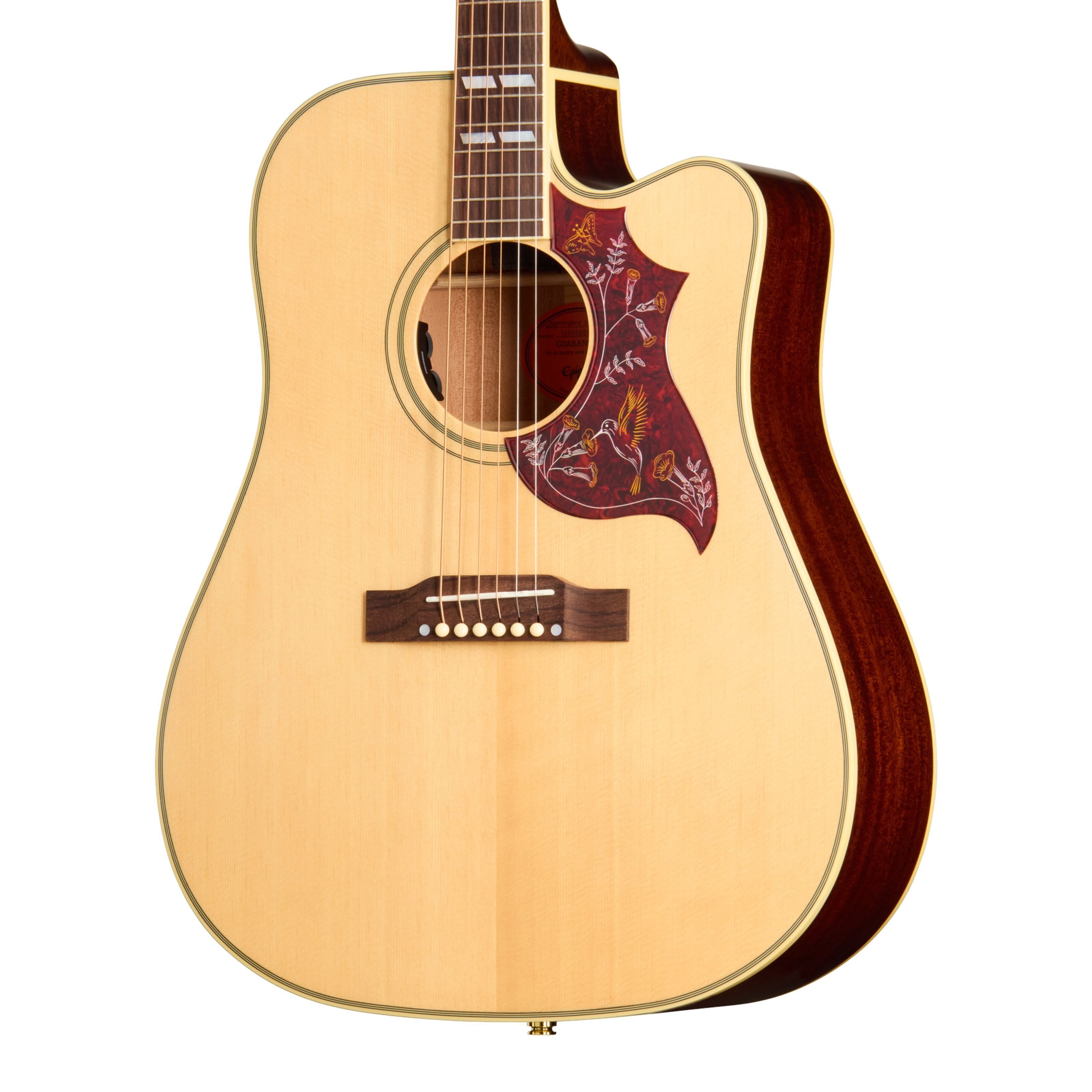 Epiphone Westerngitarre, Westerngitarren, Dreadnought Gitarren, Hummingbird Standard EC Natural - Westerngitarre