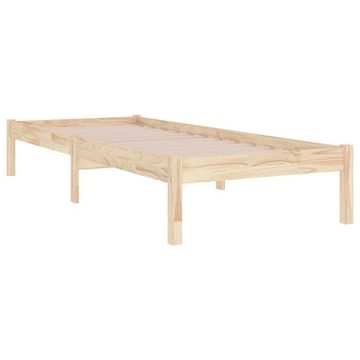 vidaXL Bett Massivholzbett 90x190 cm