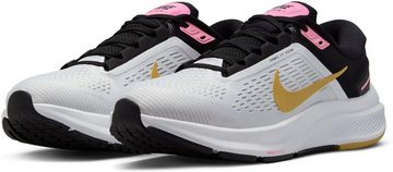 Nike W NIKE AIR ZOOM STRUCTURE 24 WHITE/WHEAT GOLD-BLACK-PIN Laufschuh