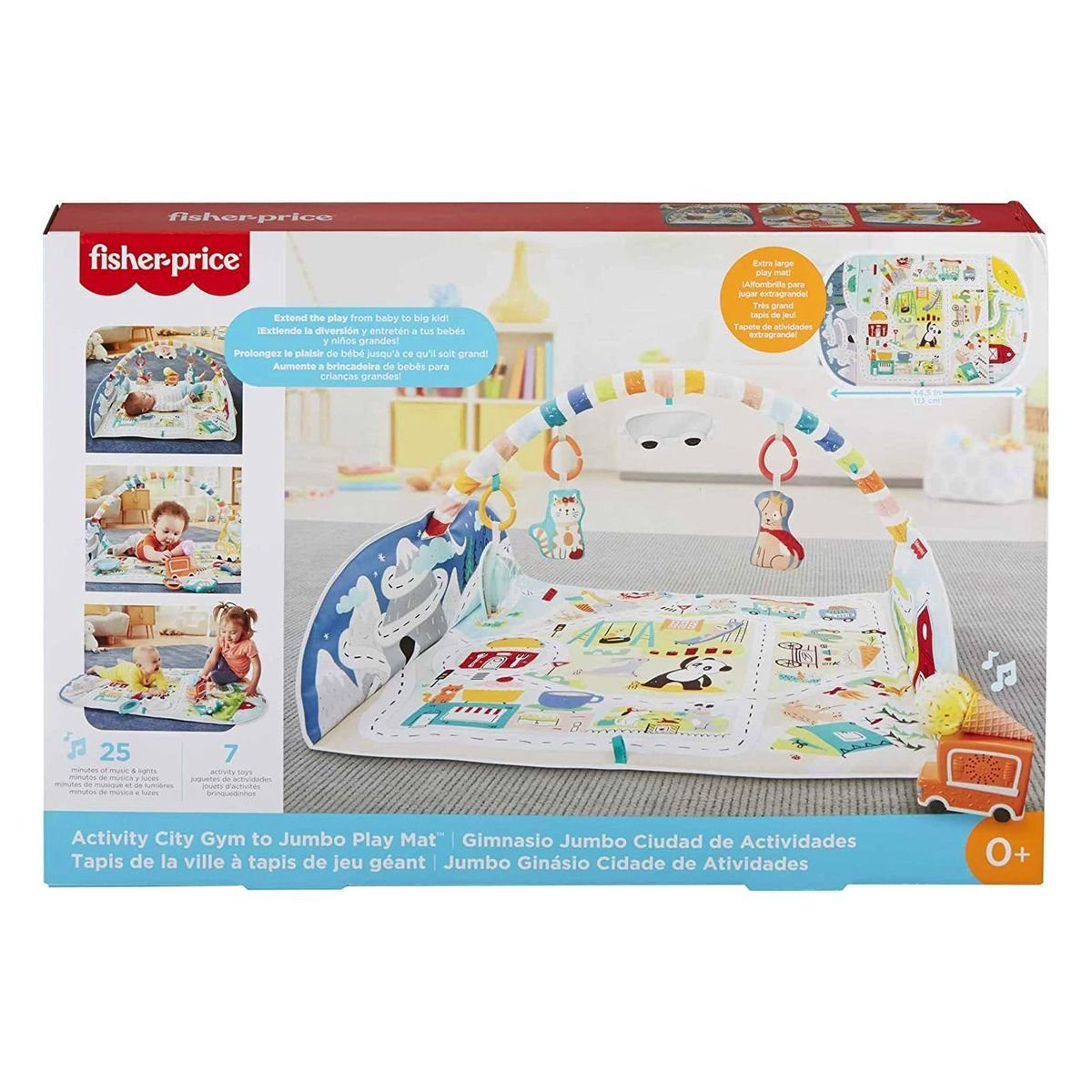 Spielbogen Mattel GRV42 - Fisher-Price - Spieldecke mit Licht, Sound und Zubehör