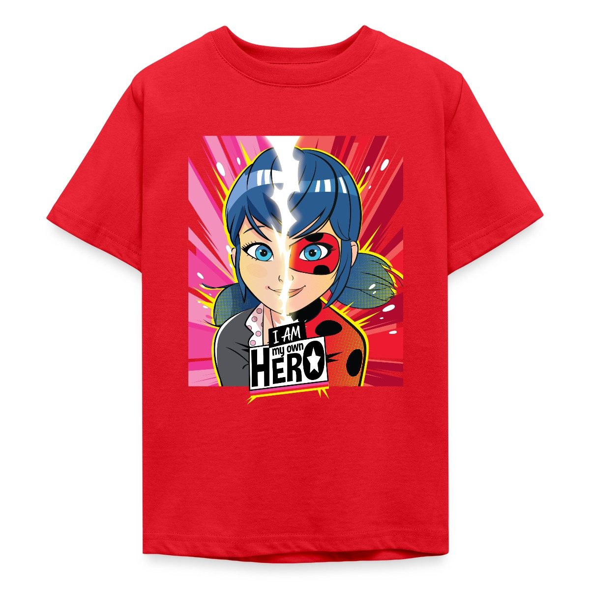 T-Shirt Miraculous I Am My Own Hero Ladybug Marinette Teenager T-Shirt