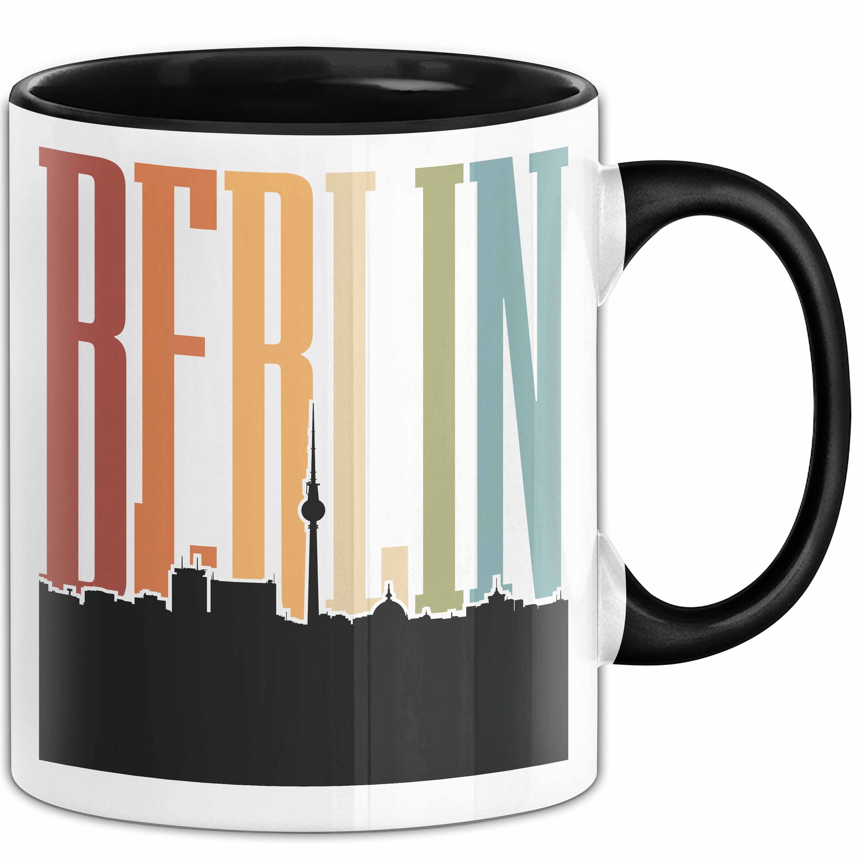 Trendation Tasse Berlin Tasse Geschenk Horizont Hauptstadt Stadt Spruch Geschenkidee, Keramik