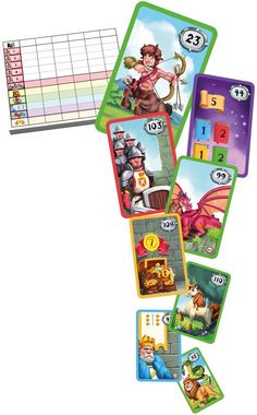 Zoch Spiel, Kartenspiel Wettlaufspiel Kings & Creatures 601105160