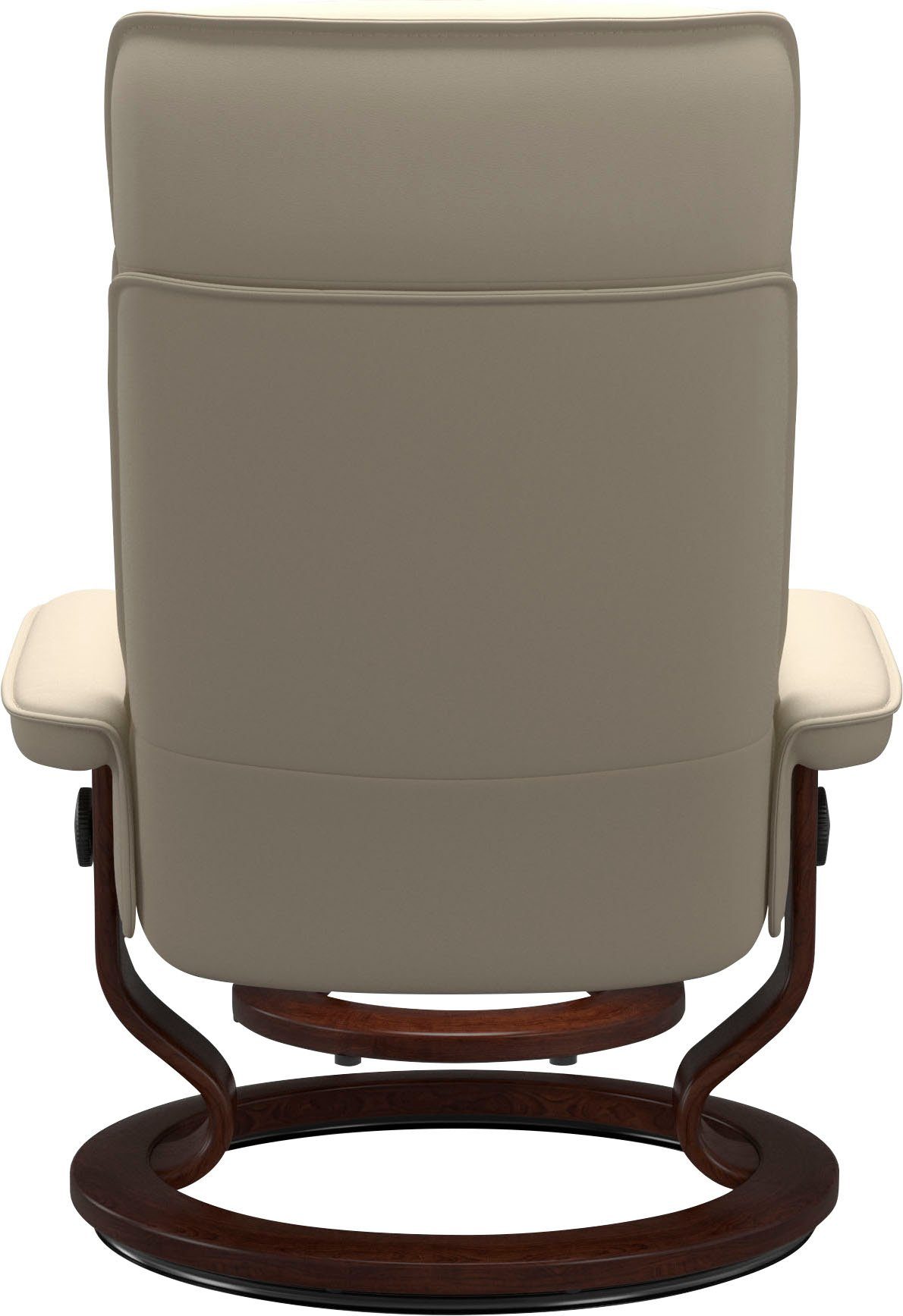 Stressless® Relaxsessel Admiral (Set, Relaxsessel inkl. Hocker), mit Classic Base, Größe M & L, Gestell Braun