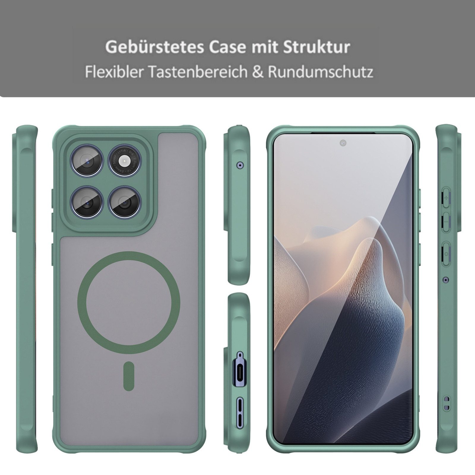 betterfon Handyhülle für Motorola Modelle,Magsafe Hülle Magnet Case, Magnetisches Laden, kompatibel mit kabellosem Ladezubehör – Bild 3 von 5
