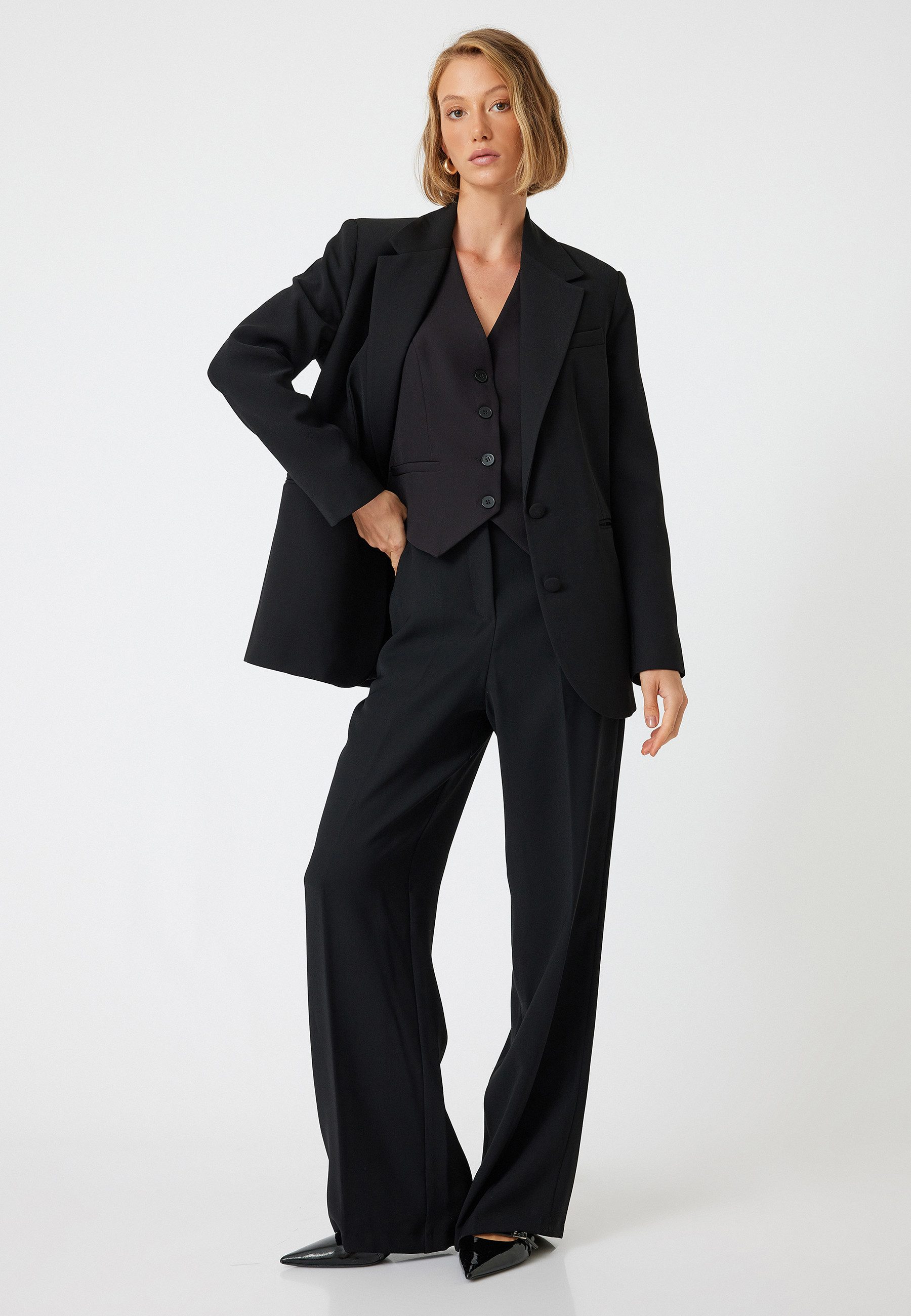 Koton Palazzohose Normale Leibhöhe Wide Leg