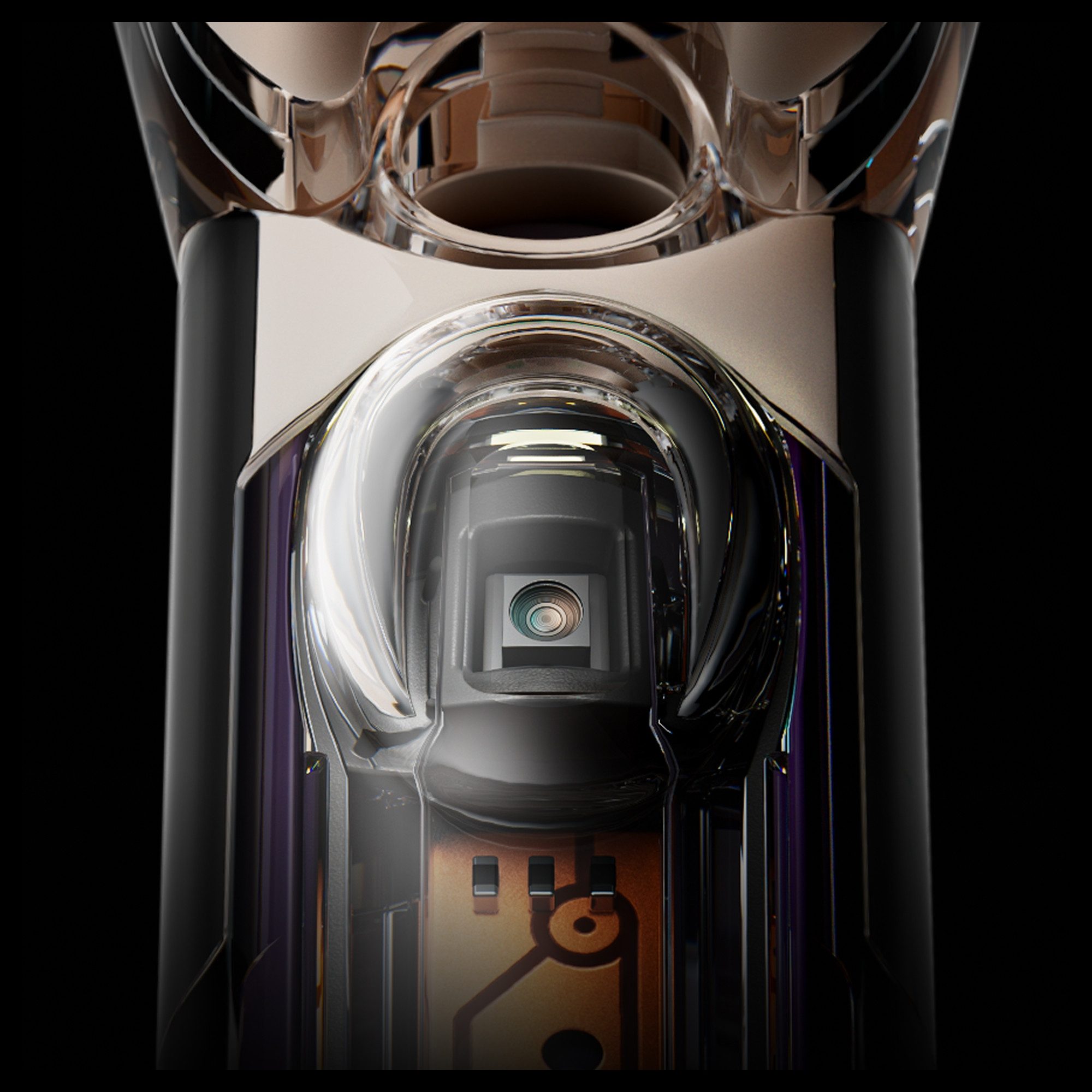 DYSON Elektrische Zahnbürste Dyson CameraJet™, Aufsteckbürsten: 2 St., Integrierte Kamera mit Gap Optical Targeting – Bild 5 von 5