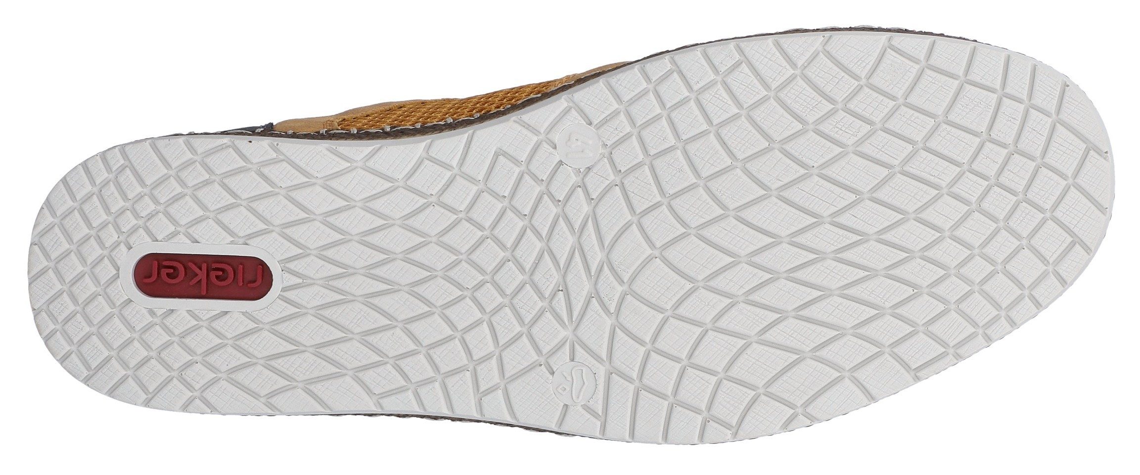 Rieker Slip-On Sneaker Schlupfschuh, Slipper, Freizeitschuh, elastischer Einstieg, Gummizug