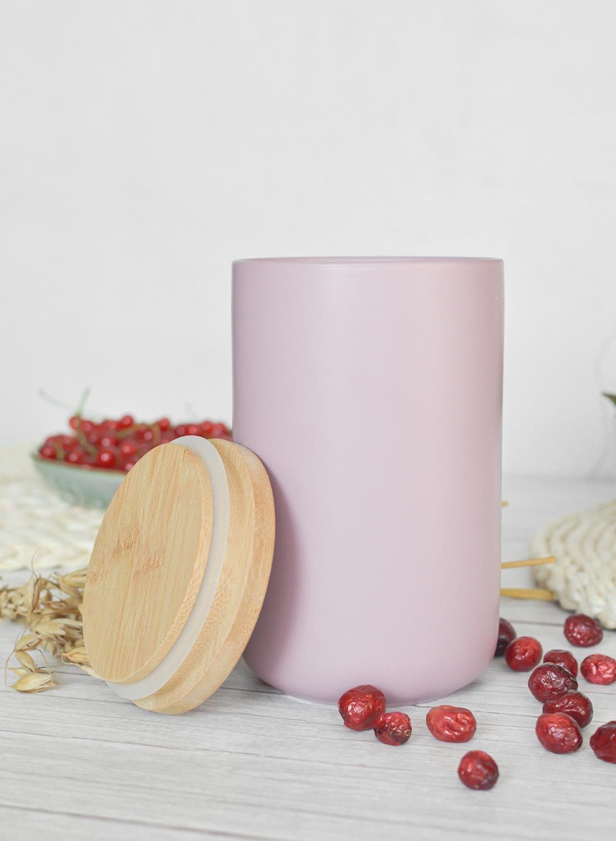 Sendez Vorratsdose Rosa aus Porzellan Vorratsbehälter Dose Aufbewahrungsdose, Porzellan – Bild 5 von 5