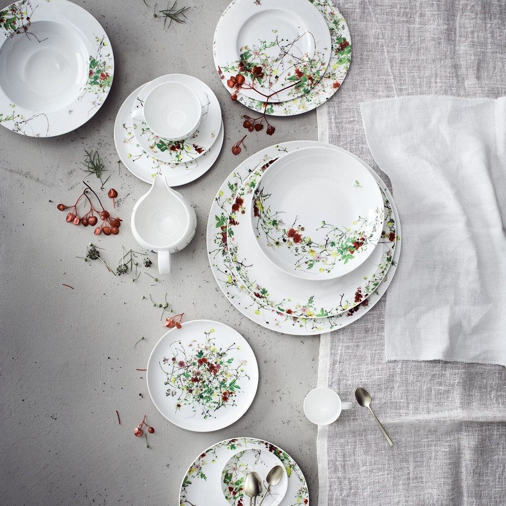 Rosenthal Brotteller Rosenthal Brillance Bone China Fleurs Sauvages Brotteller 18 cm Coup