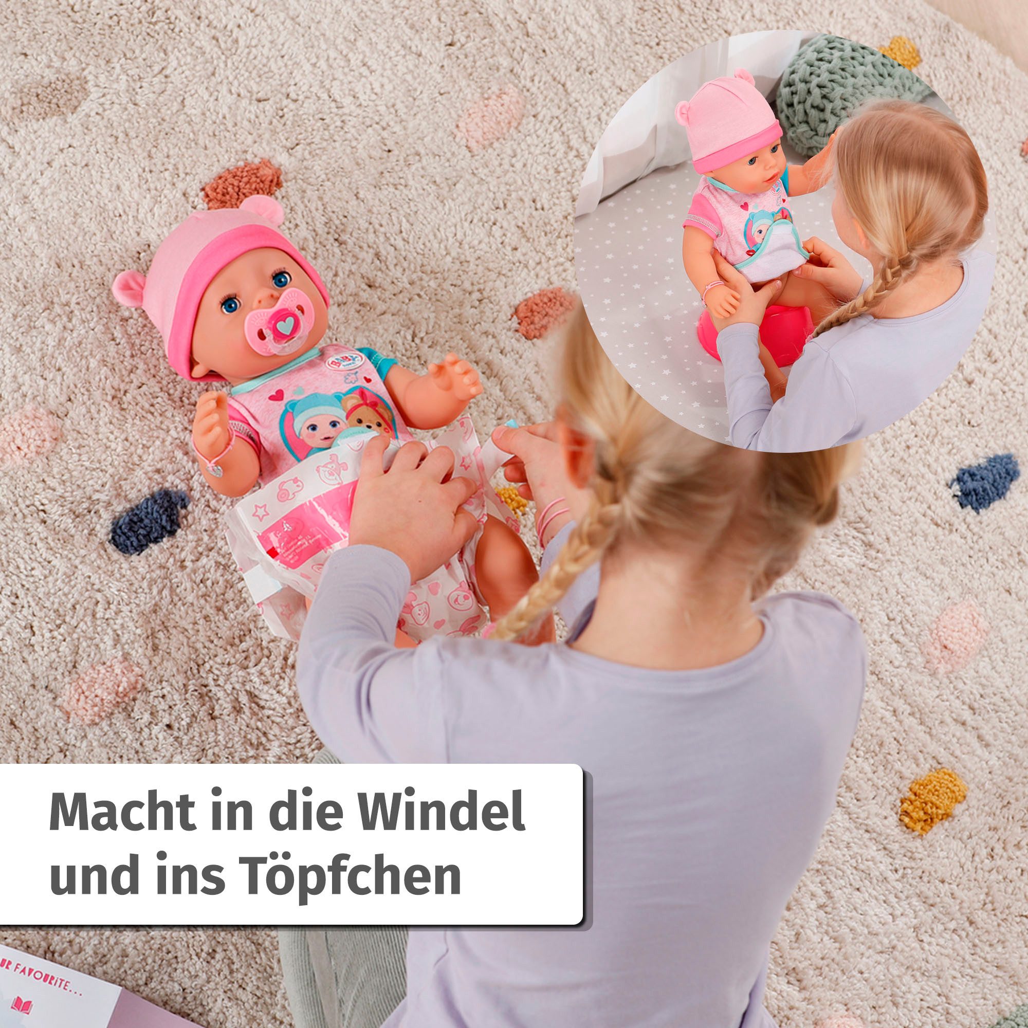 Baby Born Babypuppe Emma, 43 cm (Set, 11-tlg)