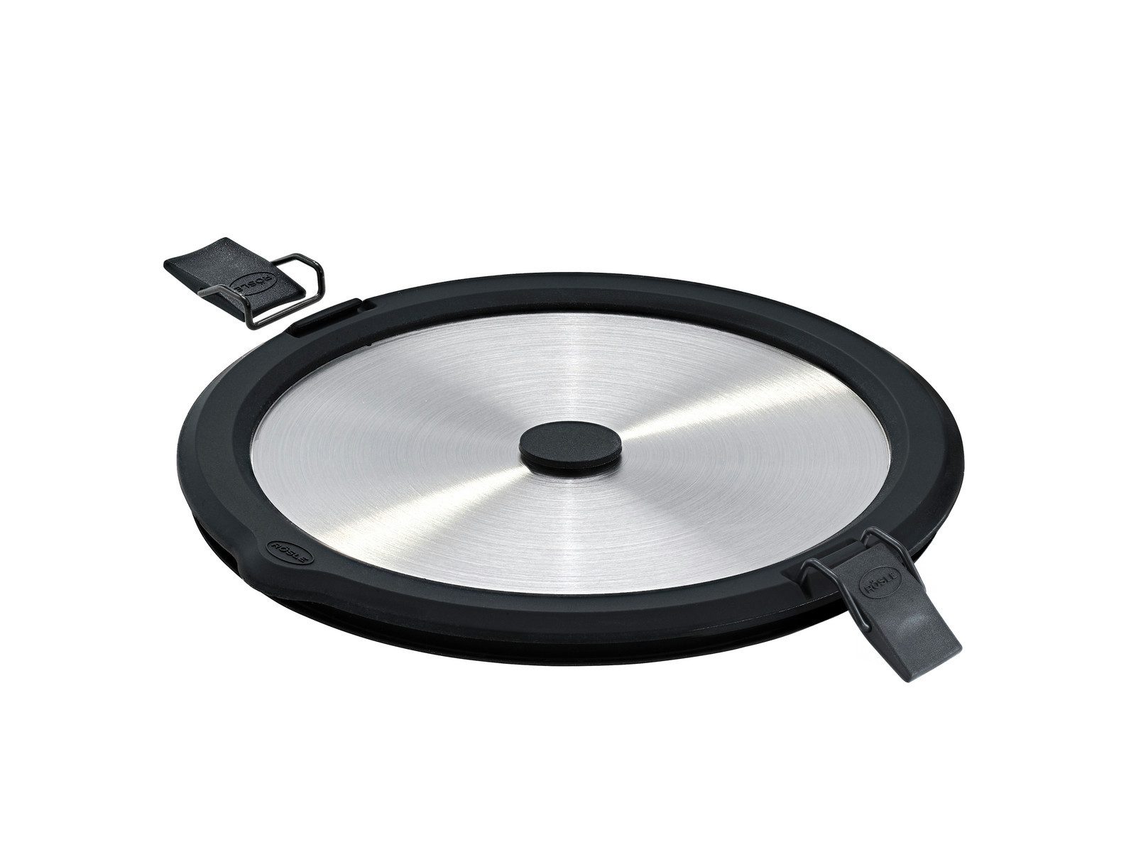 RÖSLE Крышка свежести FLEXX 2GO Edelstahldeckel rund mit Clips 30x16,7cm 1,4l