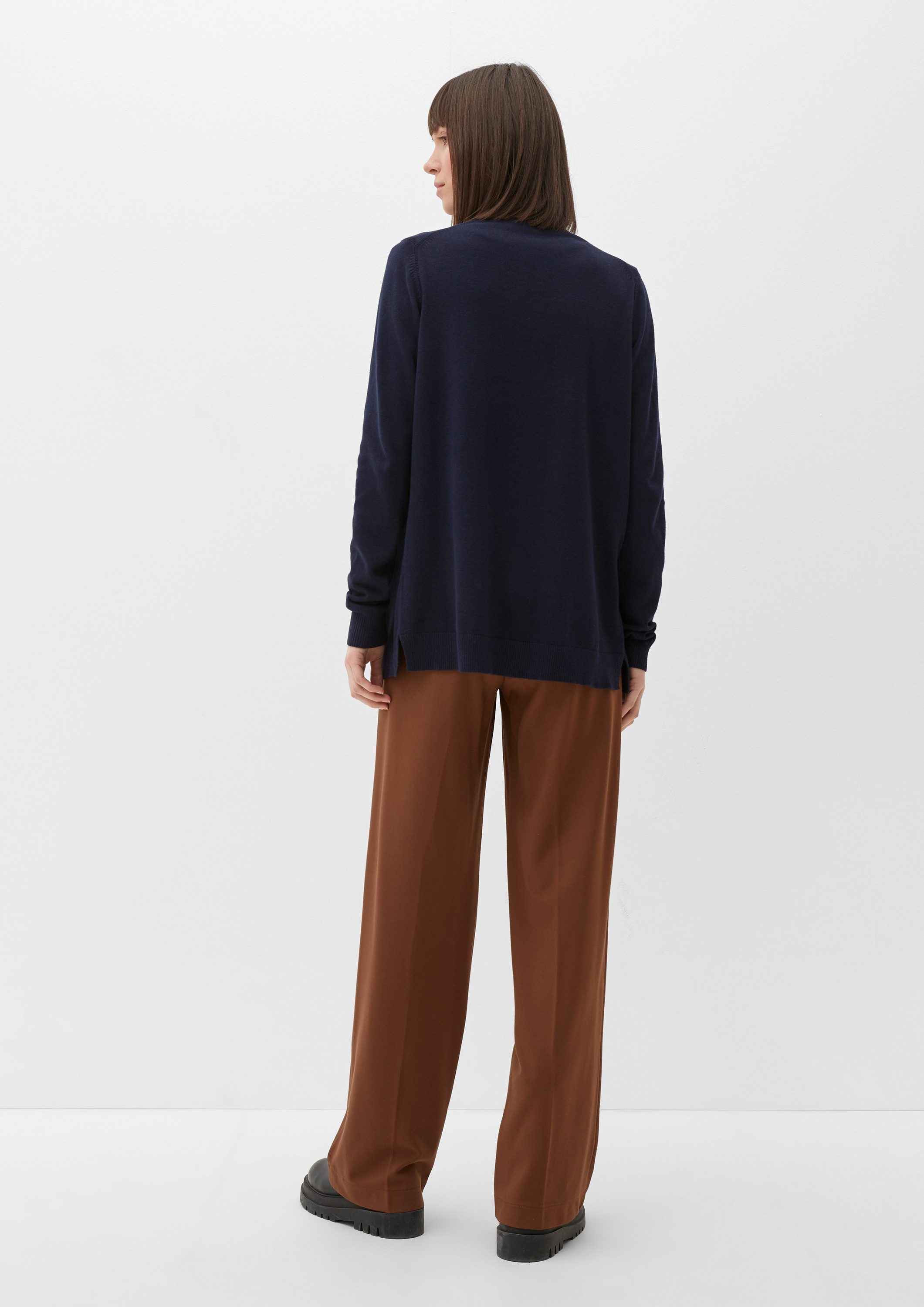 s.Oliver Cardigan Strickjacke Strickjacke aus Viskosemix