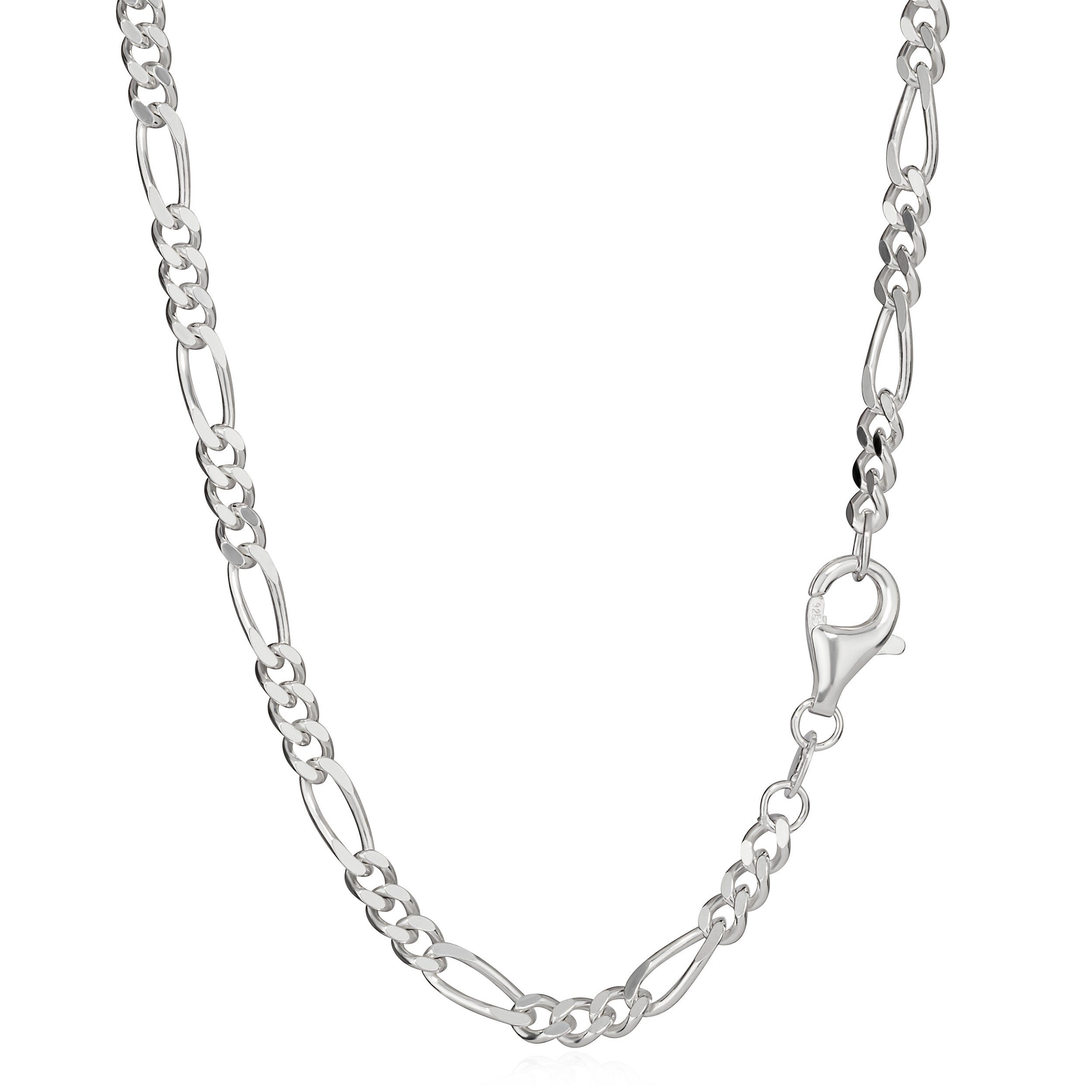 NKlaus Silberkette 70 cm Figarokette 925 günstig online kaufen
