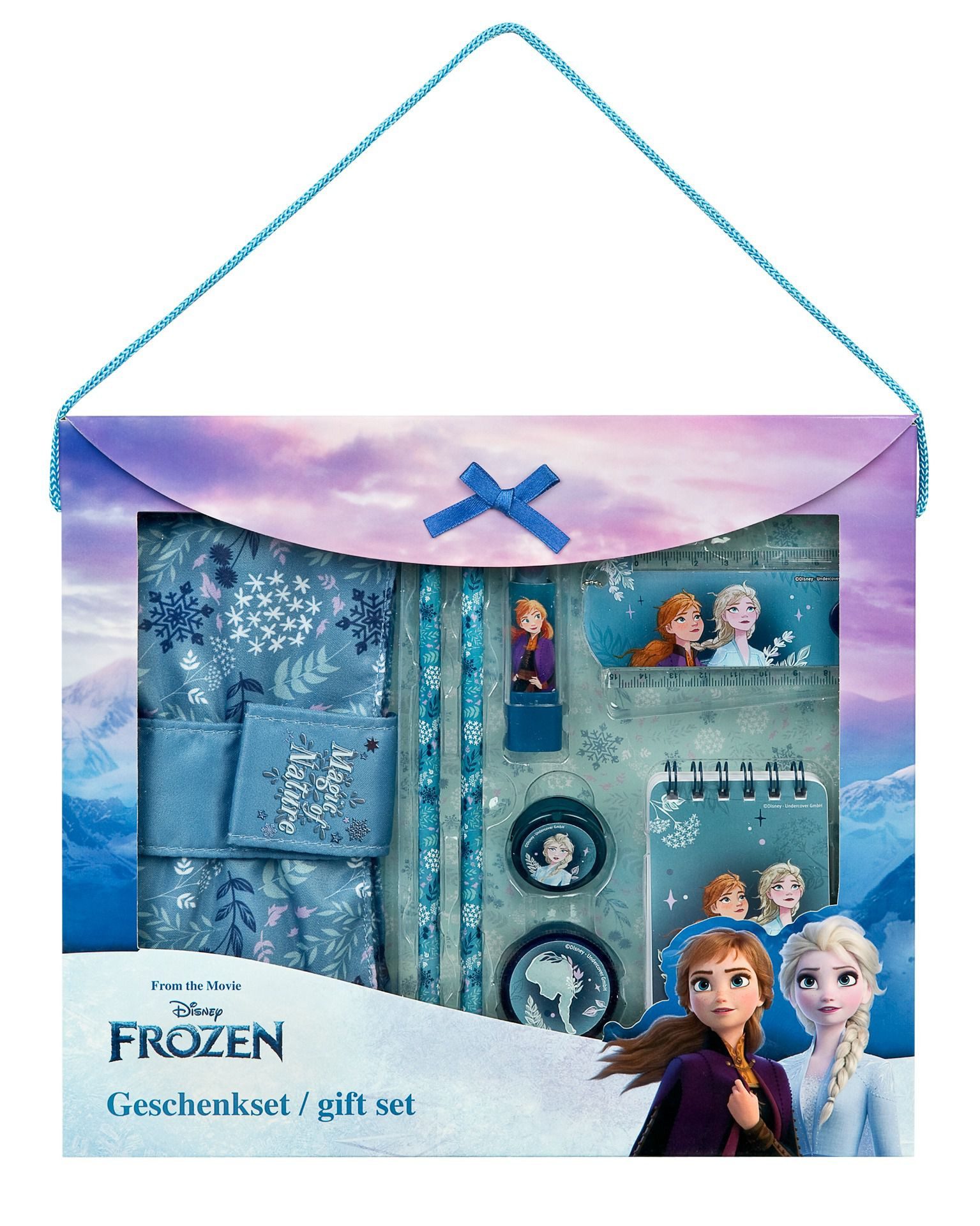 Disney Frozen Buntstift Schreibwaren Set – 8-teiliges Geschenkset für Kinder