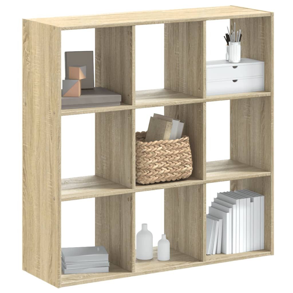 vidaXL Bücherregal 102 x 32 x 102 cm Bücherregal Standregal Bodenregal Sonoma Eiche 102x3
