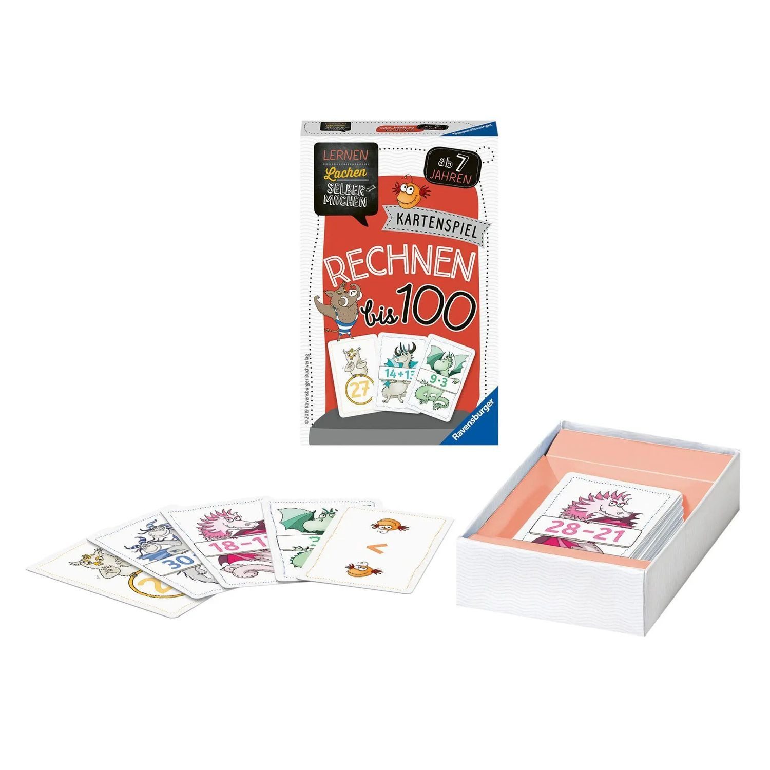 Ravensburger Spiel Ravensburger 80660 - Lernen Lachen Selbermachen: Rechnen bis 100,...