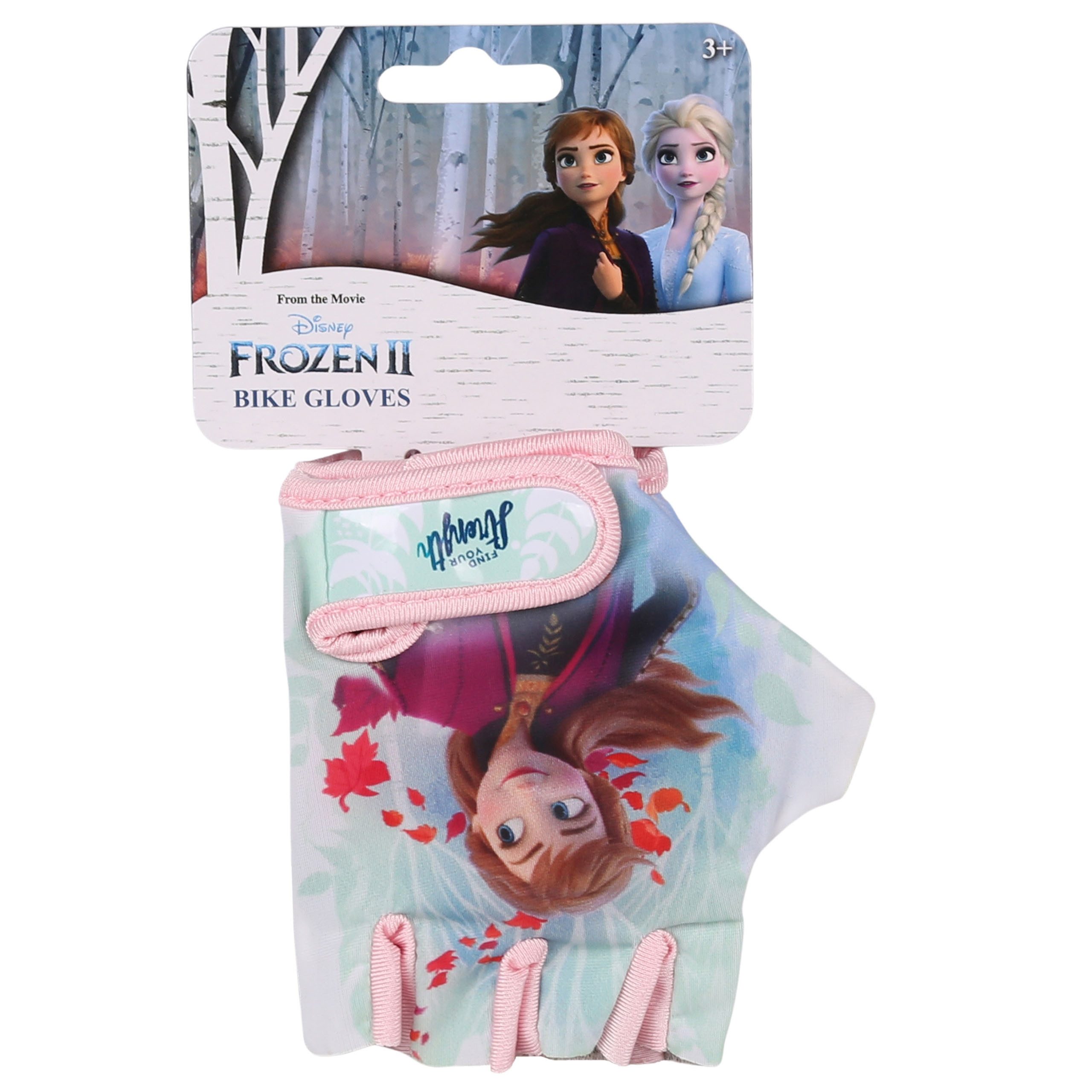 Frozen Fahrradhandschuhe Frozen Kinder Fahrrad-Handschuhe für Mädchen, mit Klettverschluss