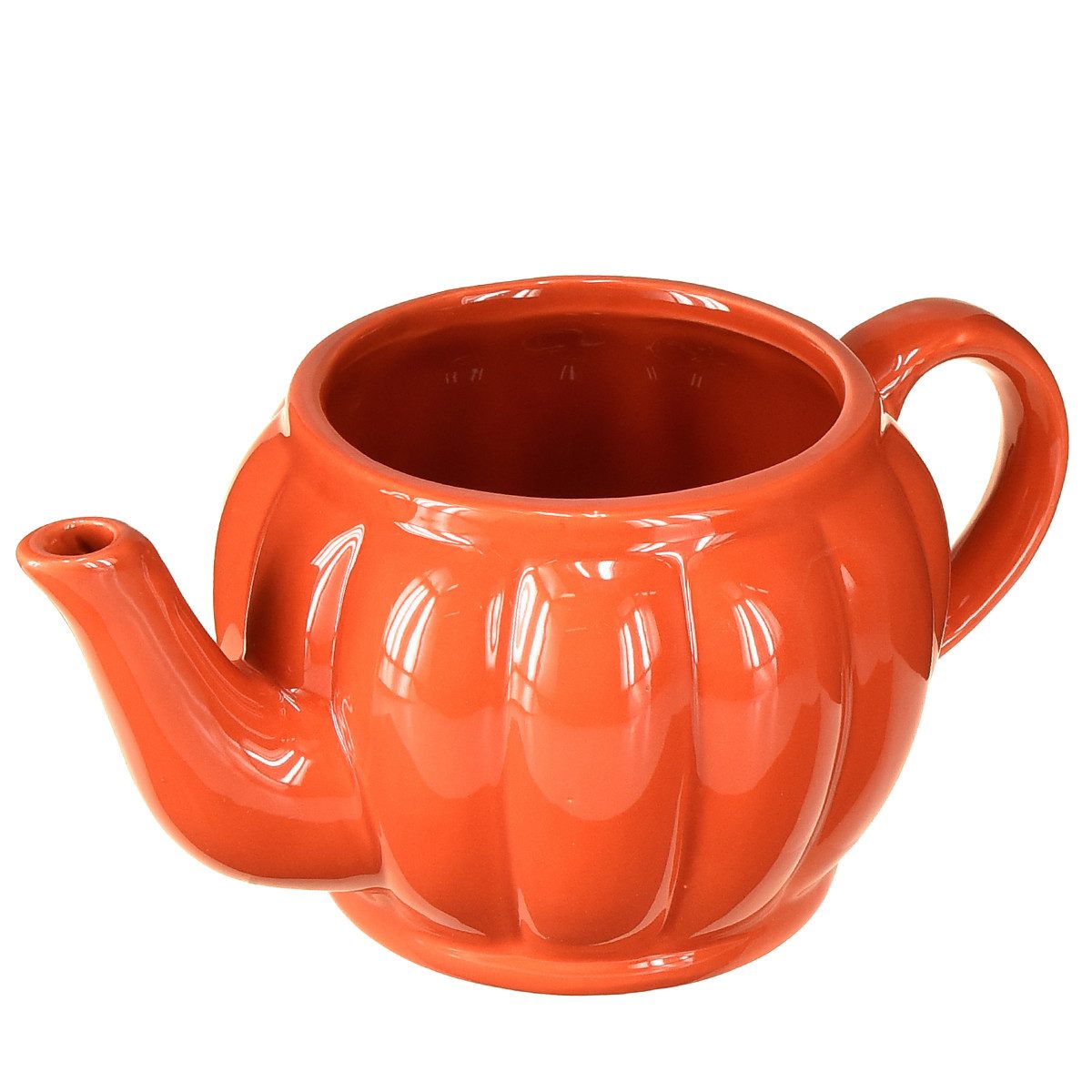 Viana Übertopf Keramik Teekanne Übertopf Orange günstig online kaufen