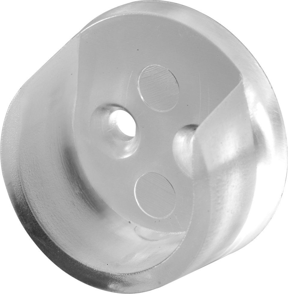 Hettich Möbelbeschlag Hettich Schrankrohrlager rund Ø 25 mm transparent