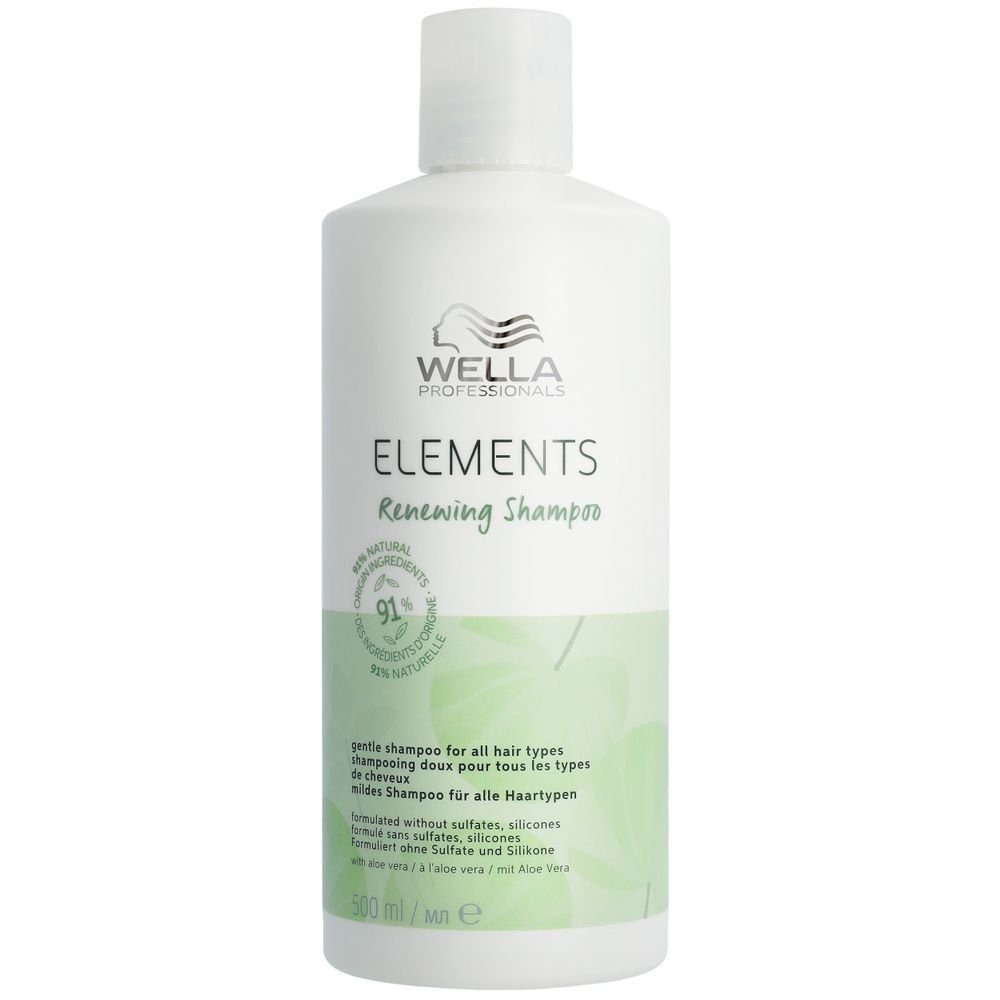 Professional Wella Elements ml Wella Haarshampoo 500 Shampoo Renewing Professionals
