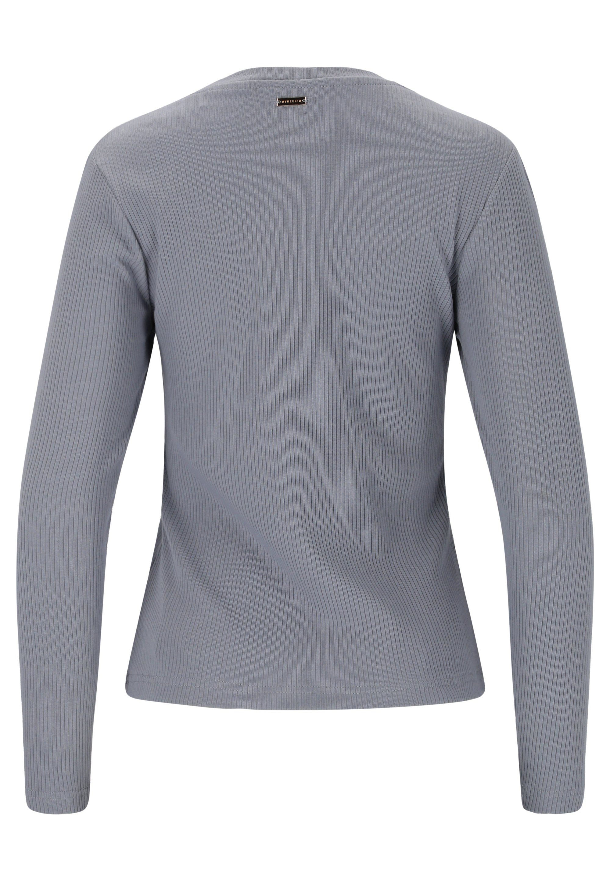 ATHLECIA Langarmshirt Lankae (1-tlg) und mit feuchtigkeitsregulierenden frostblau 4-Wege-Stretch Eigenschaften